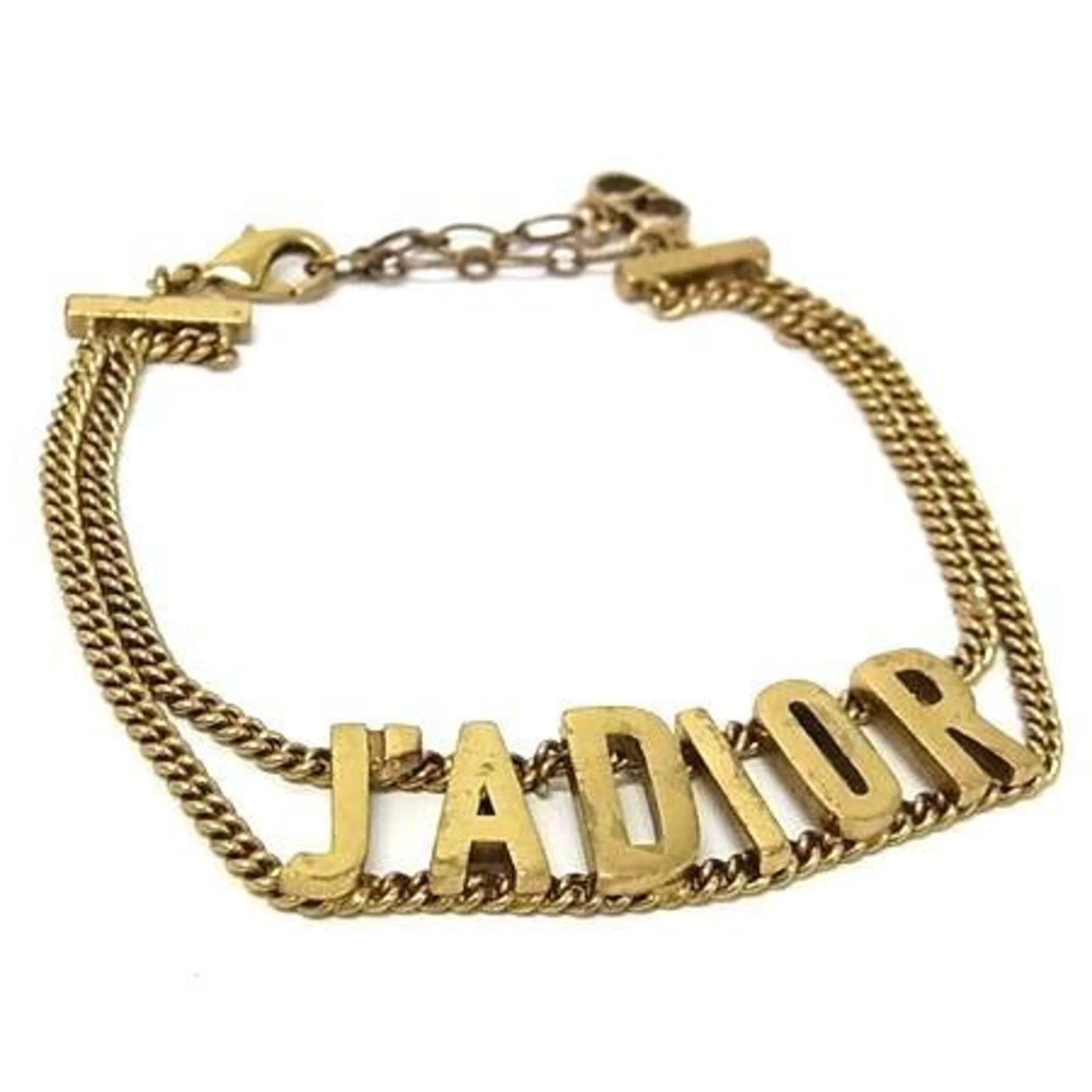 Charm Bracelet Gold Metal