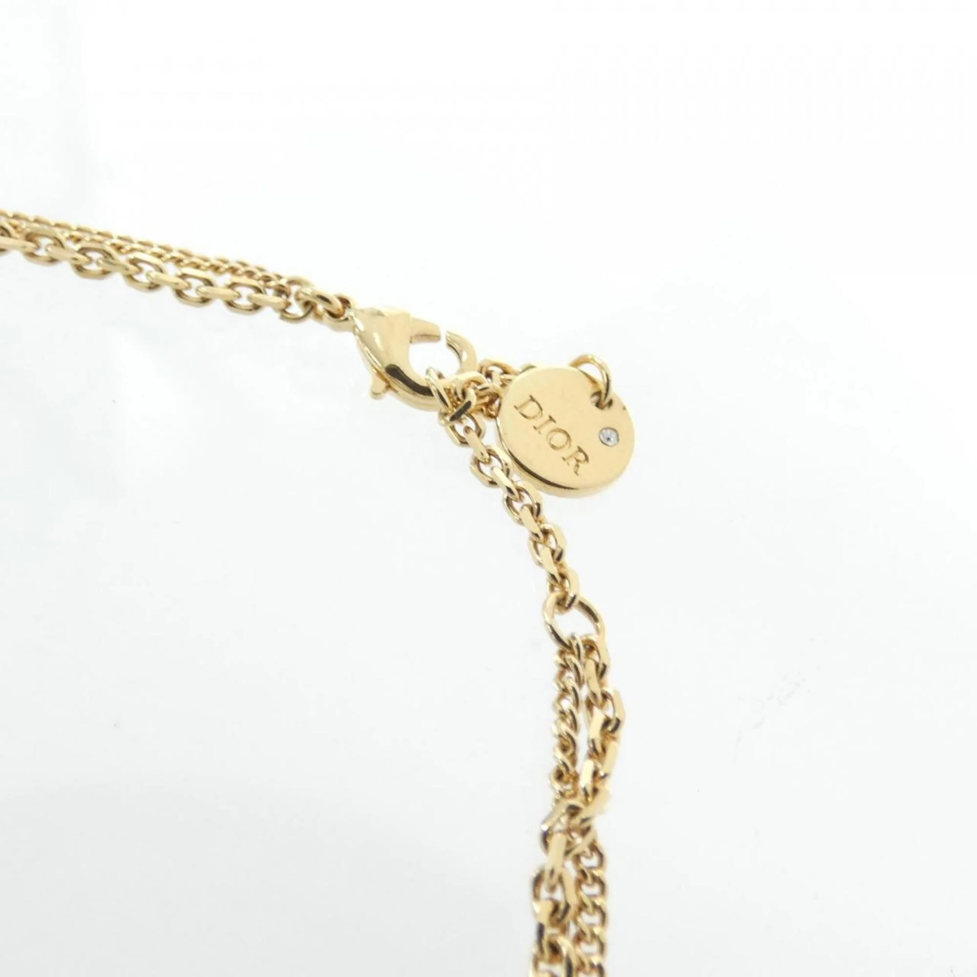 Petite CD Bracelet Clear and Gold - Image 3