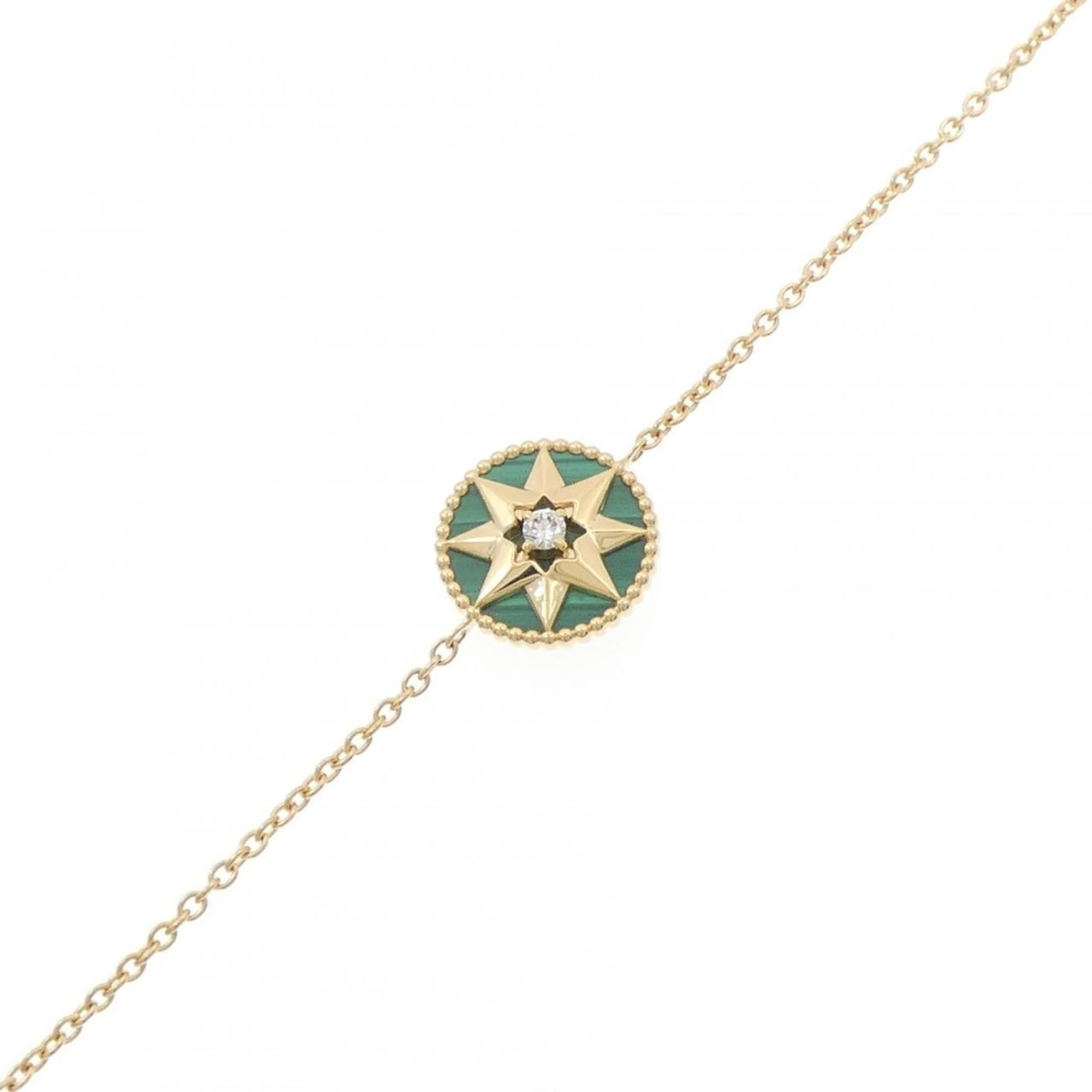 Rose Des Vents Bracelet with Diamond and Malachite