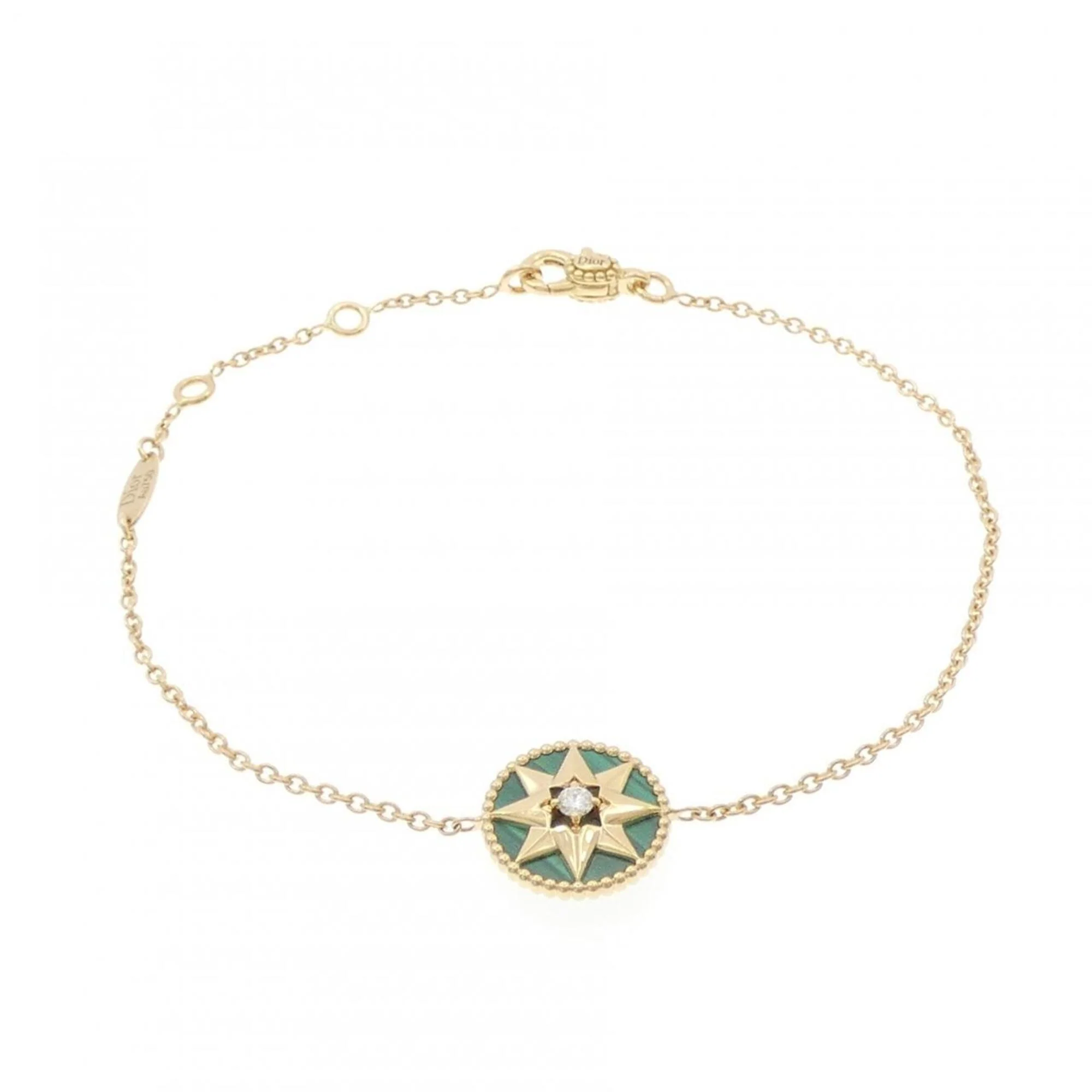 Rose Des Vents Bracelet with Diamond and Malachite - Image 3