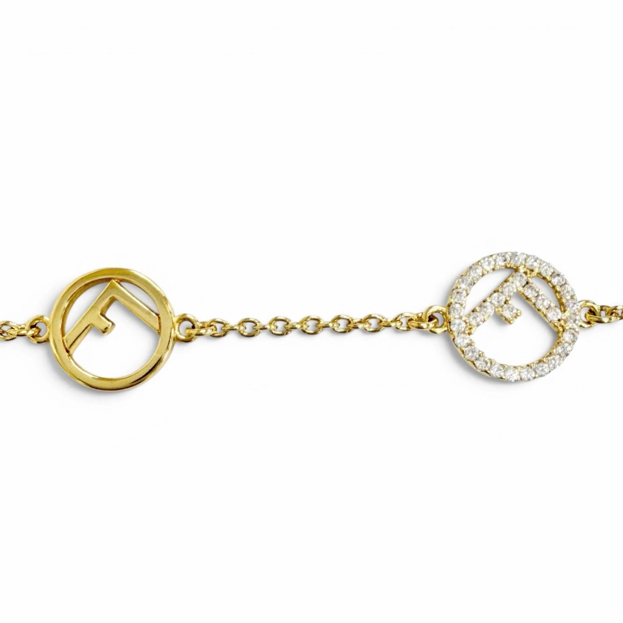 Bracelet Gold Plate with Rhinestone - Image 4