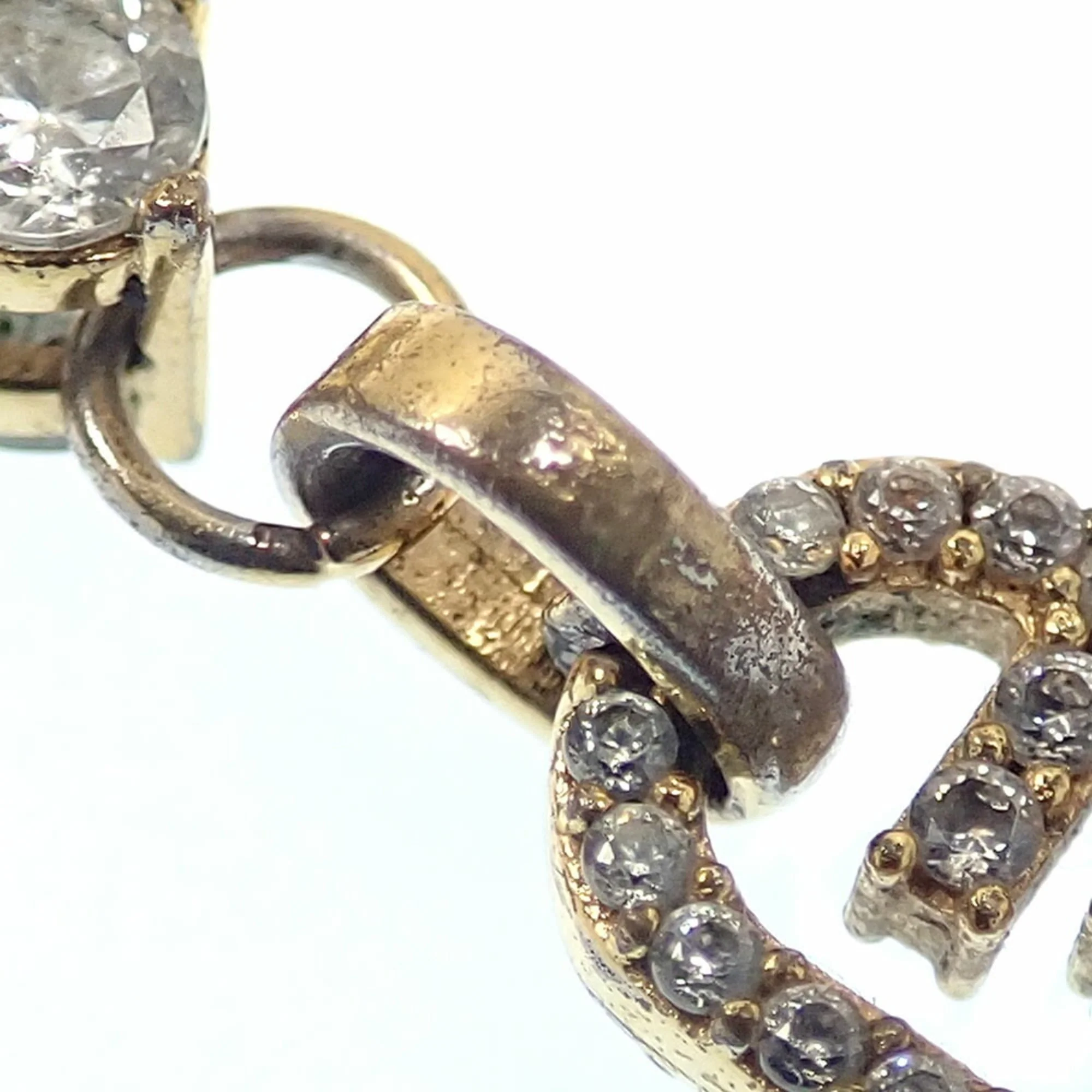 Charm Bracelet Gold With Rhinestones - Image 3