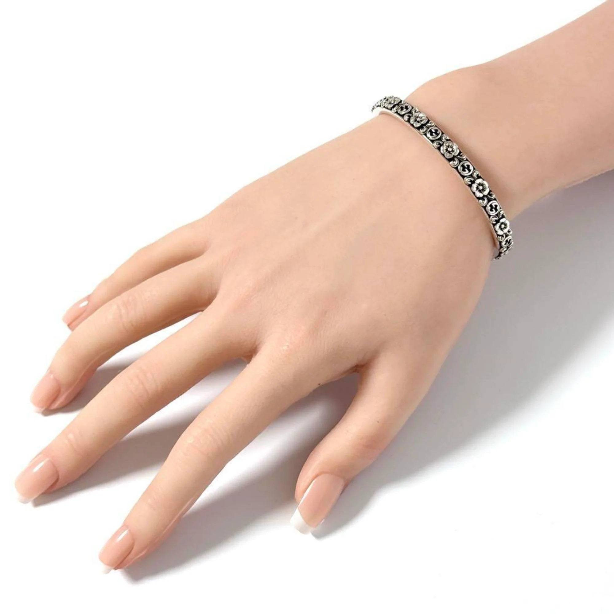 Floral Bracelet Sterling Silver - Image 9