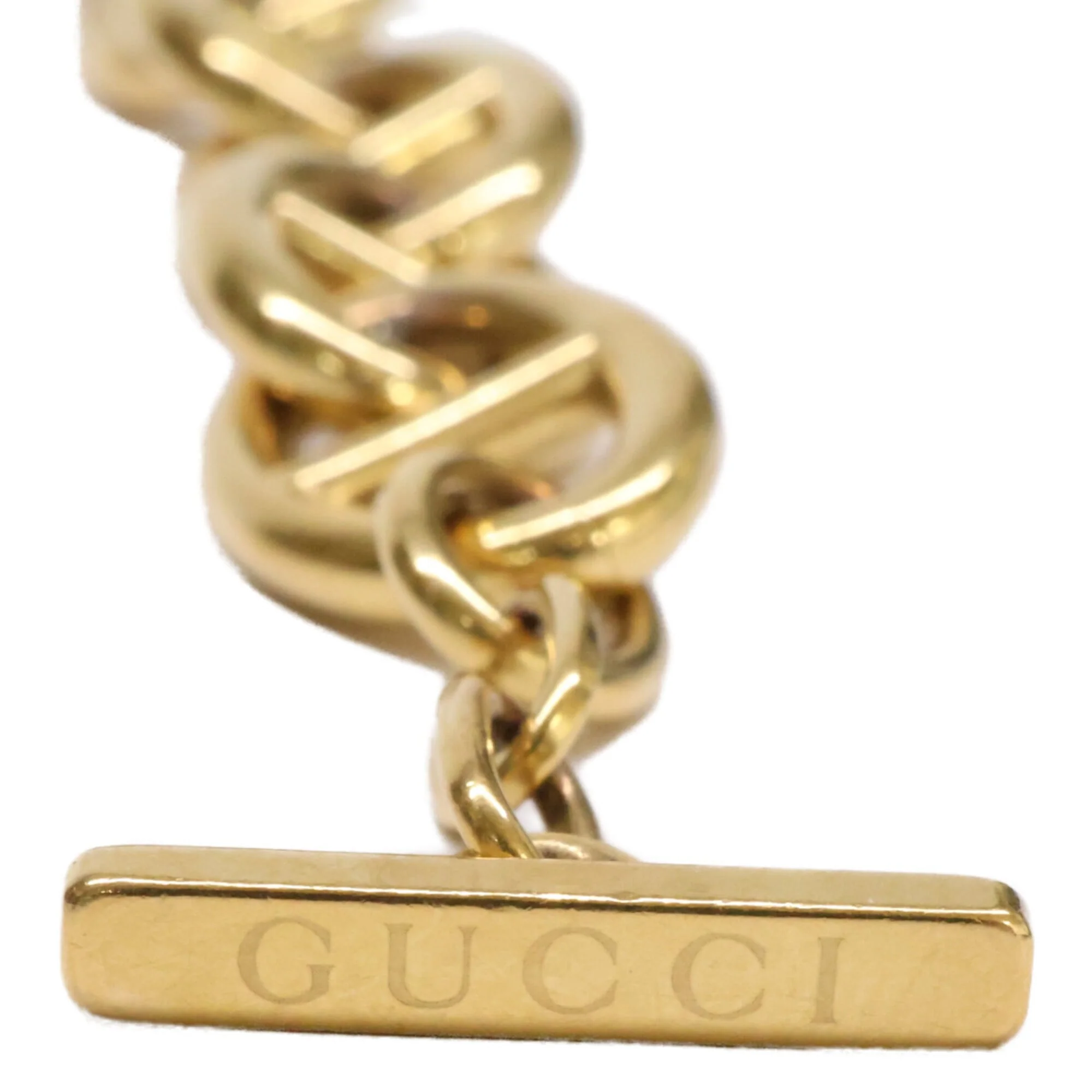 GG Anchor Chain Bracelet Gold Metal - Image 5