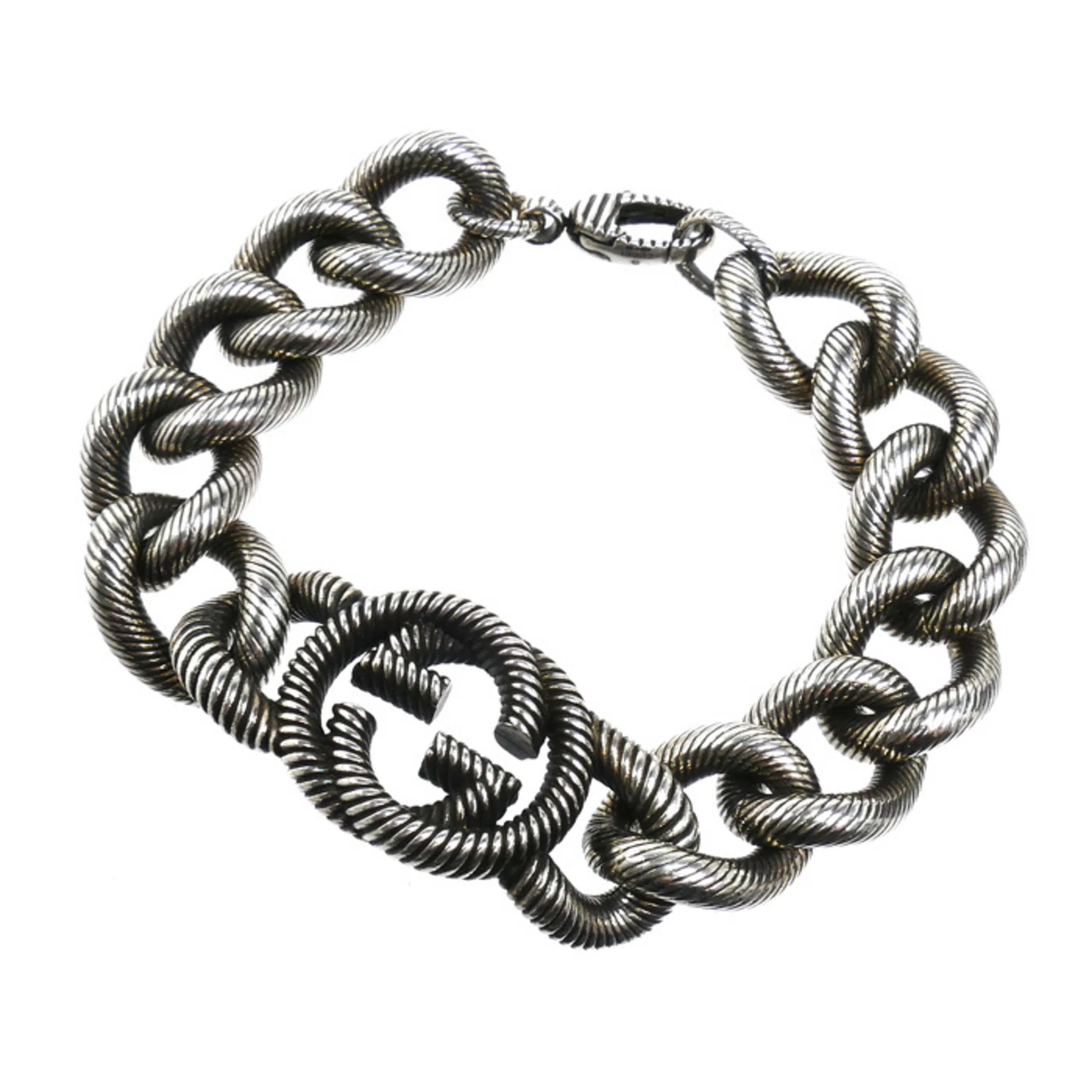 Interlocking G Arabesque Bracelet Sterling Silver