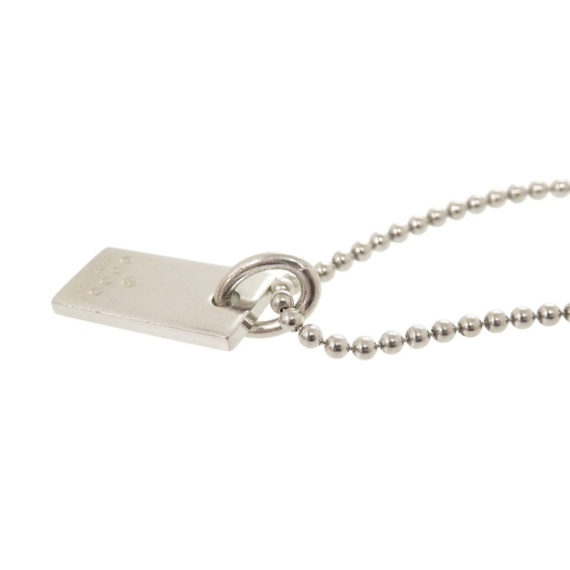 Plate Ball Chain Bracelet Sterling Silver - Image 8