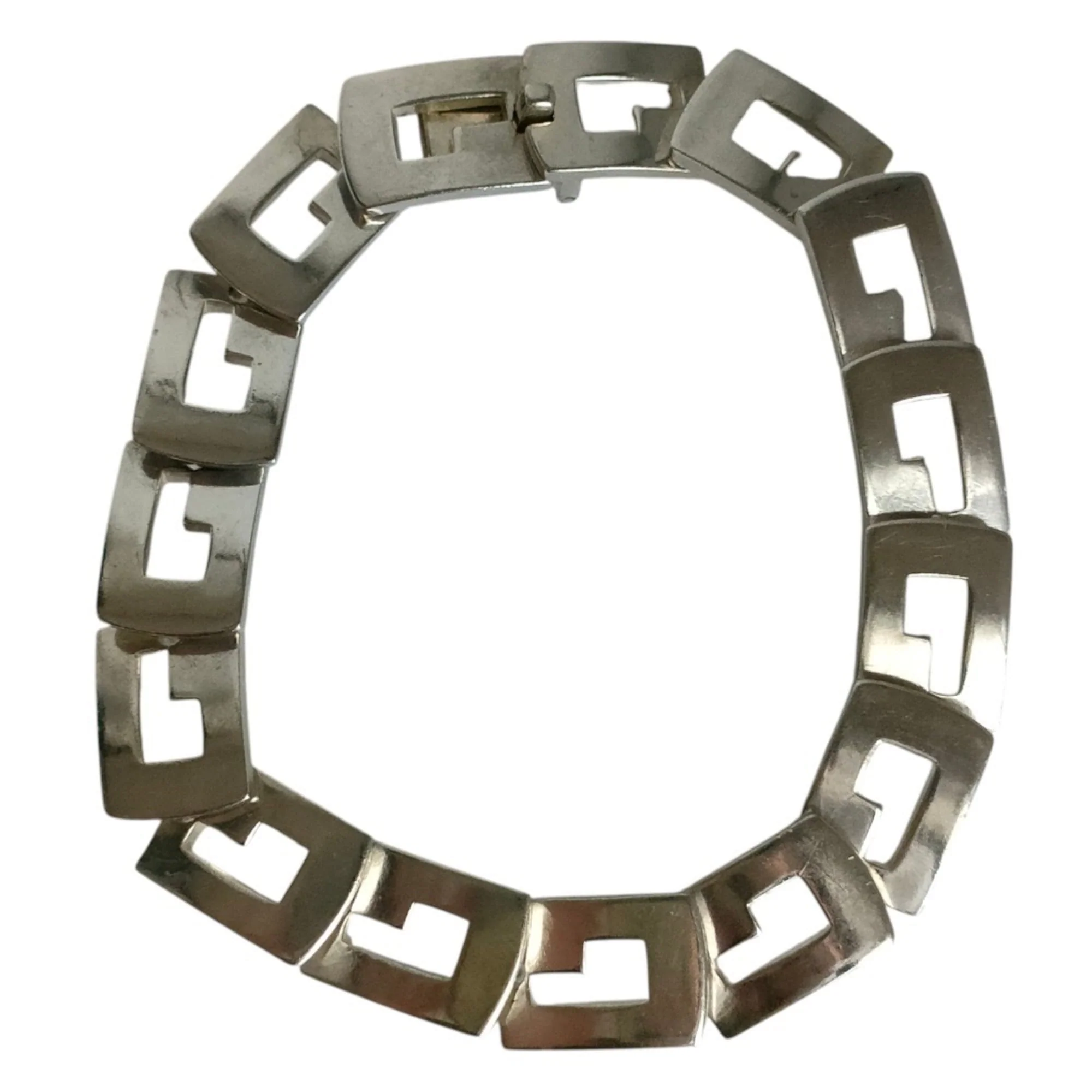 Vintage Link Bracelet Sterling Silver