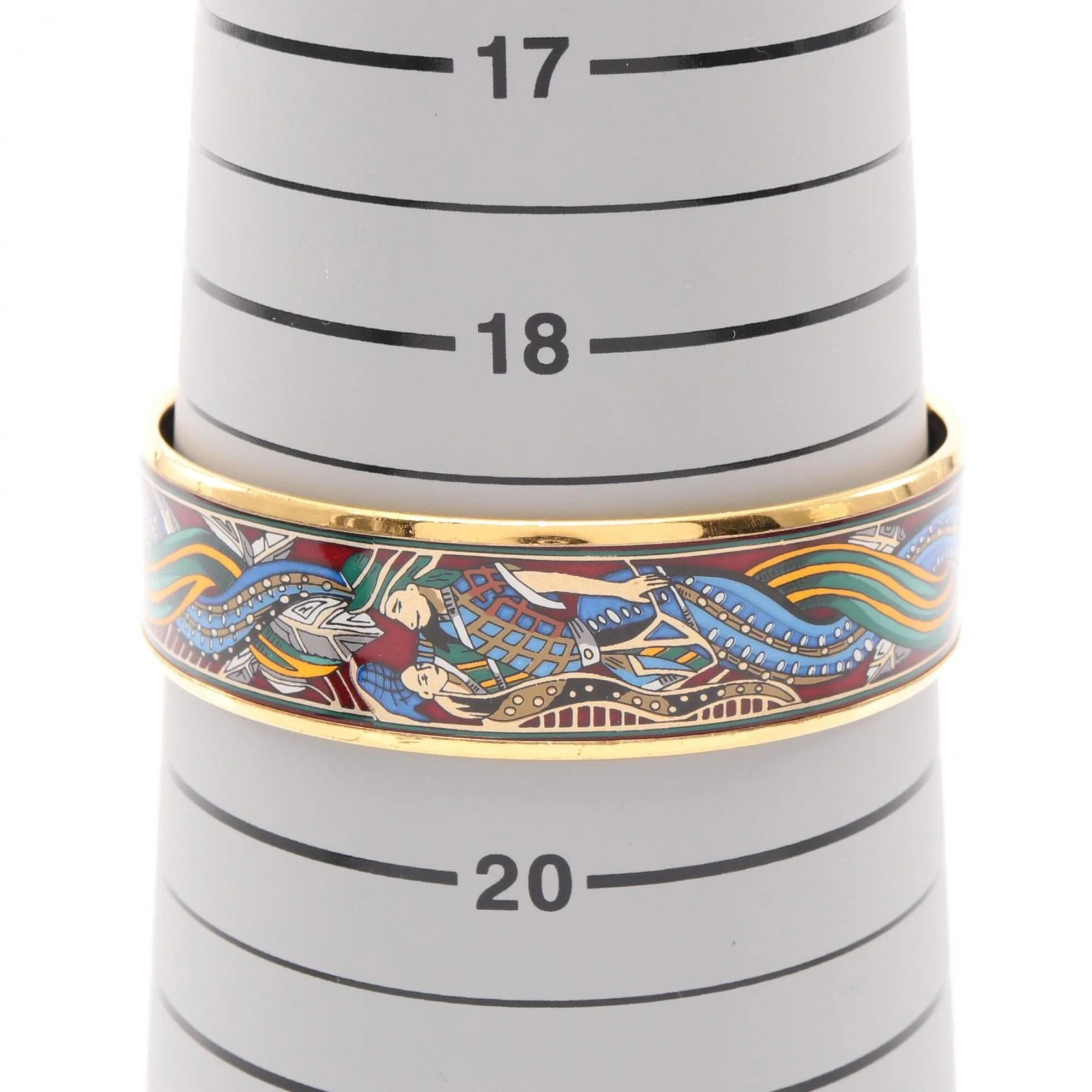 Bangle Bracelet Cloisonné and Enamel and Gold - Image 4