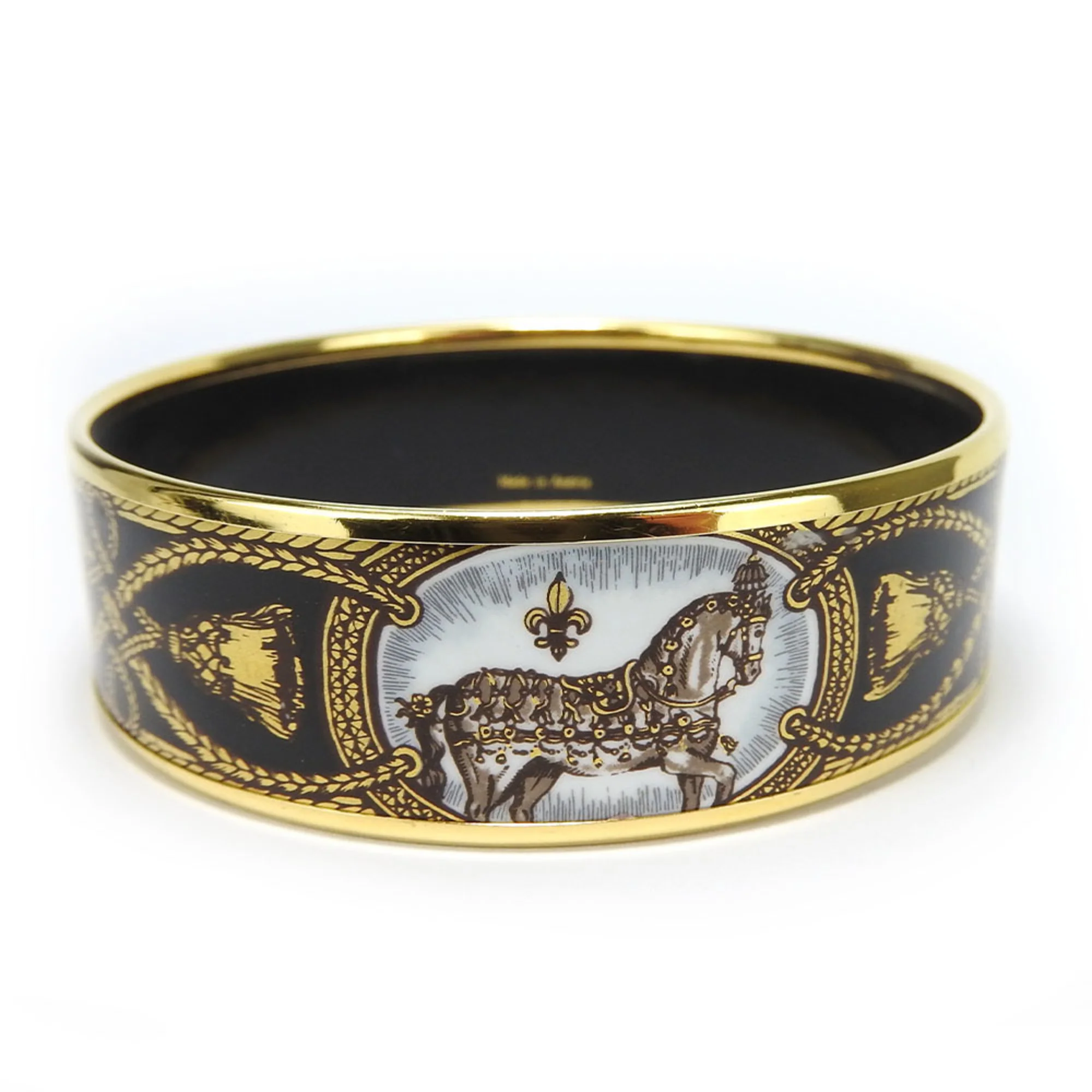 Bangle Cloisonné and Enamel and Metal Bracelet - Image 4