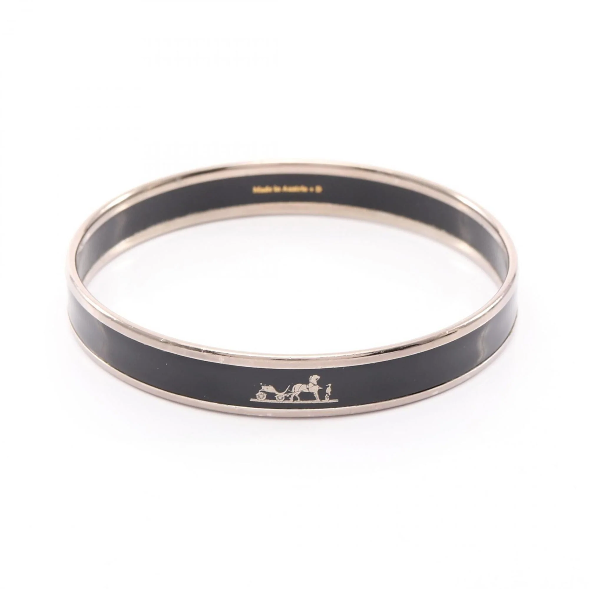 Bangle Cloisonné and Enamel and Stainless Steel Bracelet