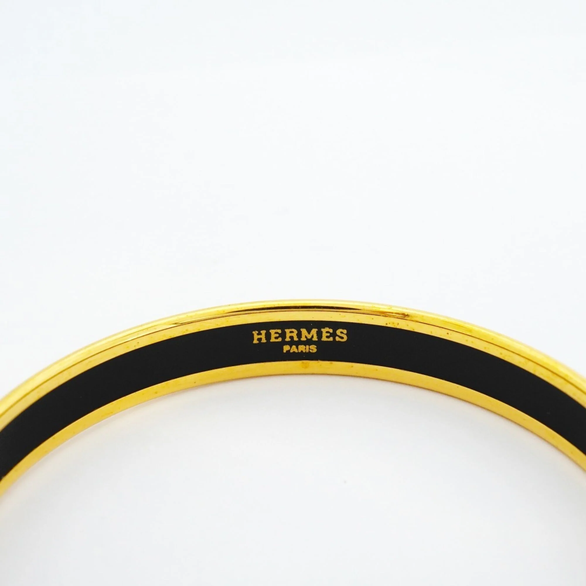 Bangle Cloisonné Enamel and Gold Mini Bracelet - Image 4