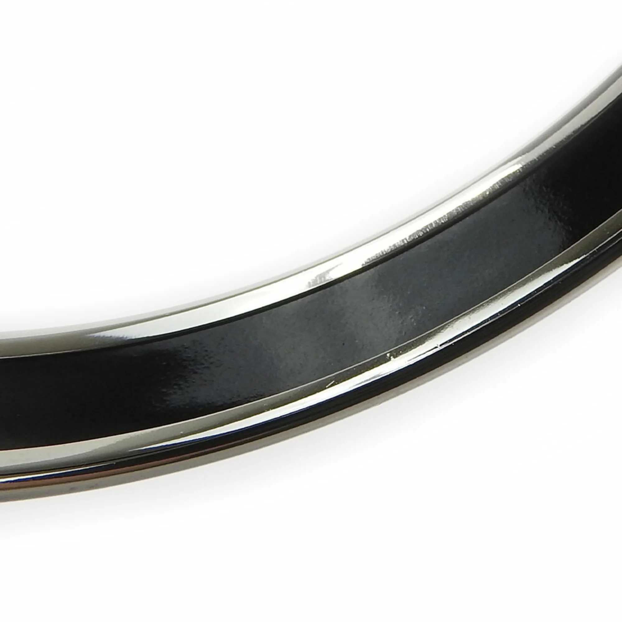 Bangle Enamel and Metal Light Gray Multi-Color Bracelet - Image 8