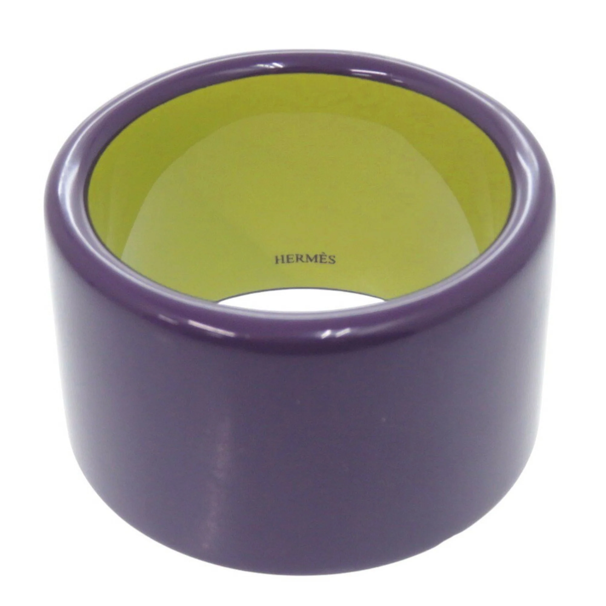 Bangle Lacquer Green and Purple Bracelet