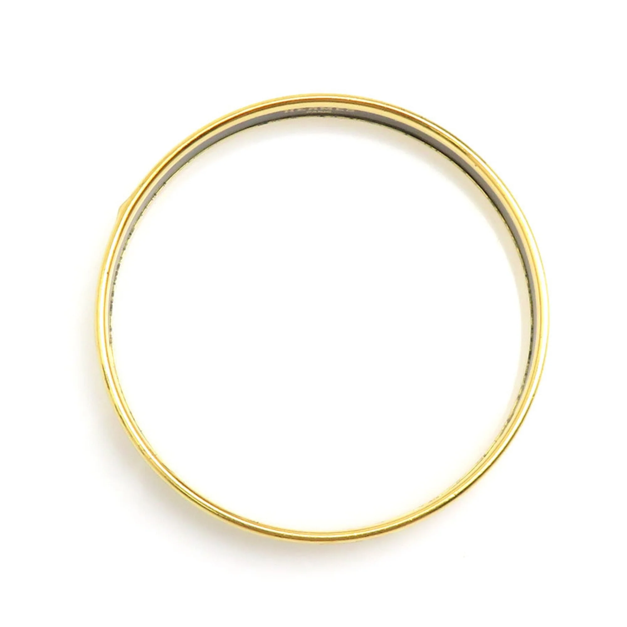 Bracelet Enamel and Metal Black Gold White - Image 6