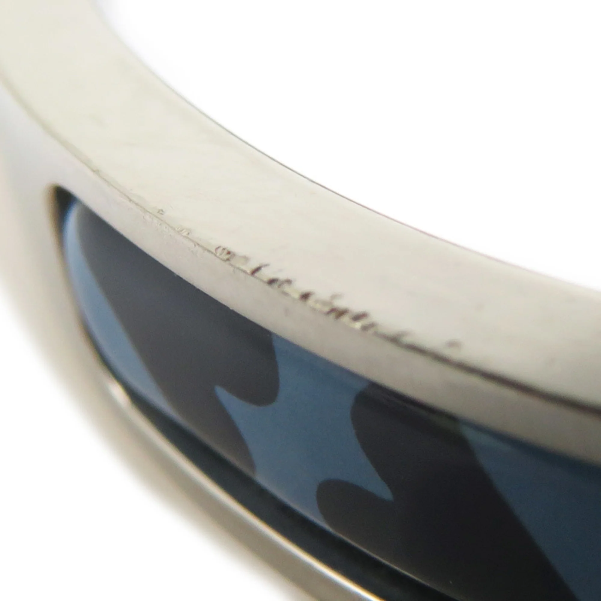 Bracelet Enamel and Metal Blue Gold Silver Mini - Image 7
