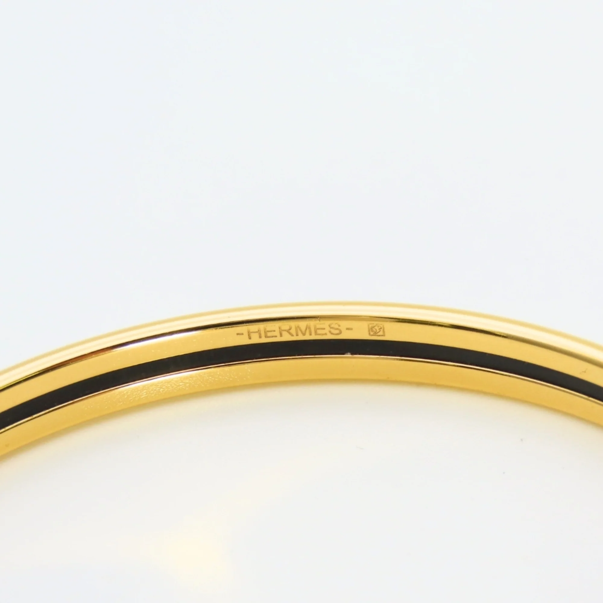 Bracelet Enamel and Metal Gold and White - Image 6