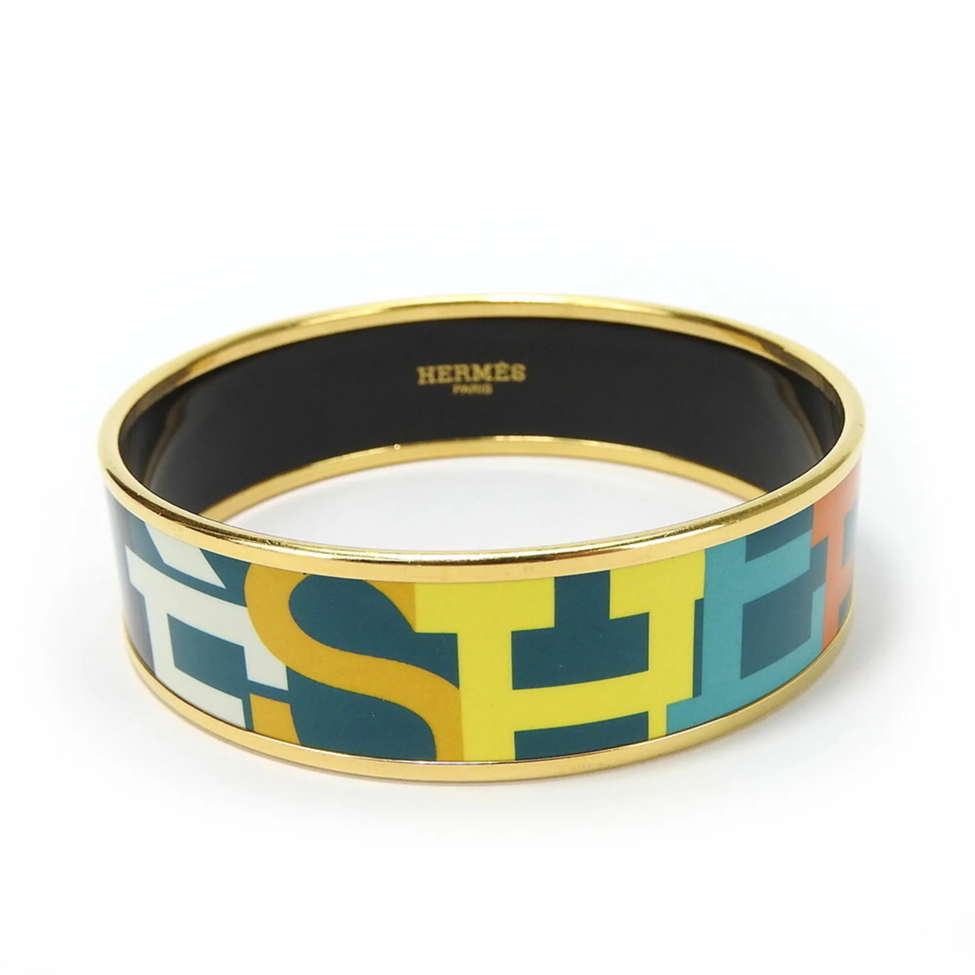Bracelet Enamel and Metal Green Multi-Color - Image 2