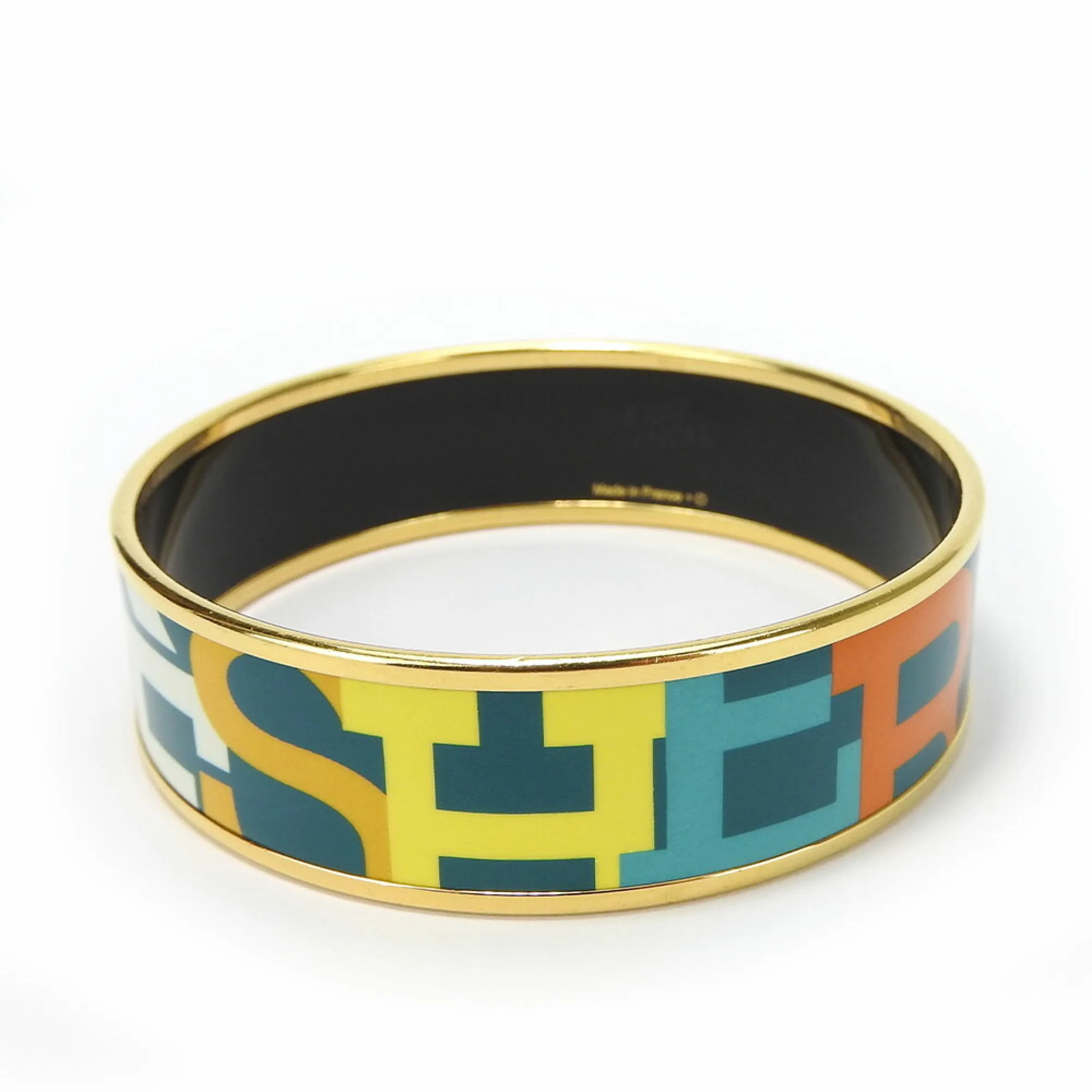Bracelet Enamel and Metal Green Multi-Color - Image 4