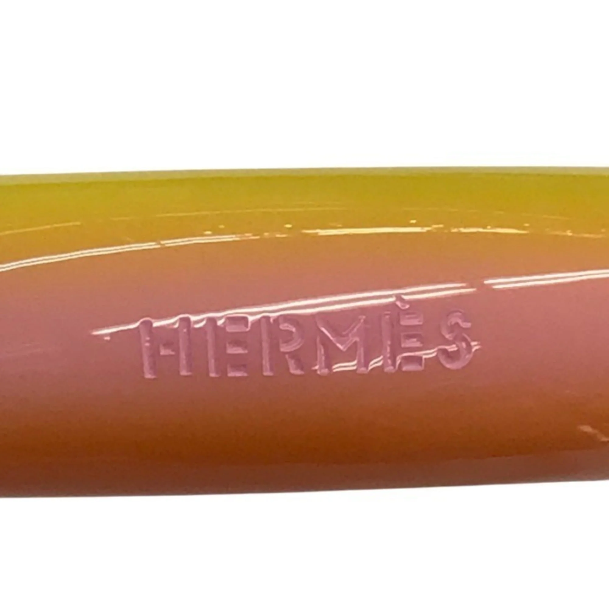 Bracelet Lacquer and Wood Pink Orange and Yellow - Image 6