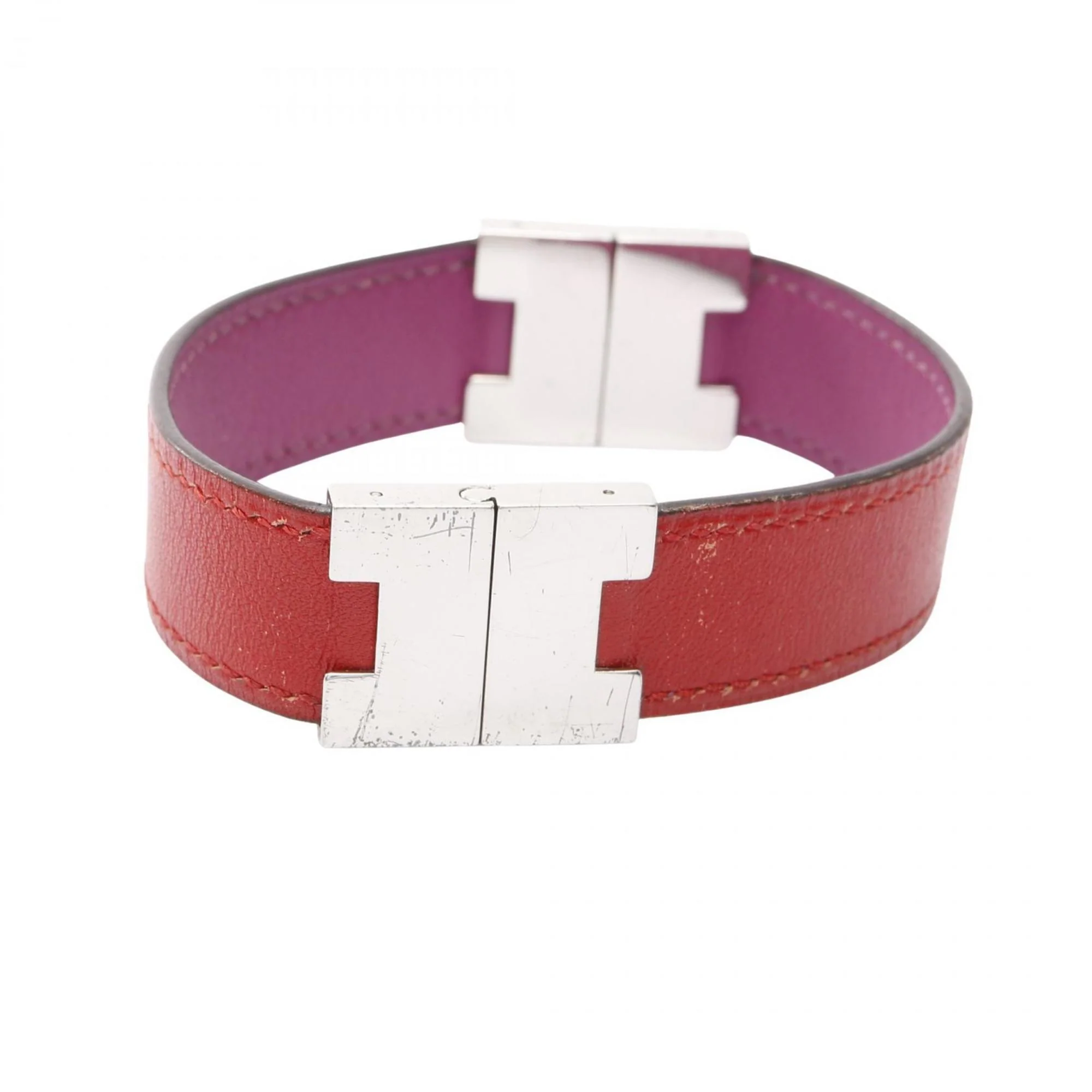 Bracelet Leather and Stainless Steel - Image 2