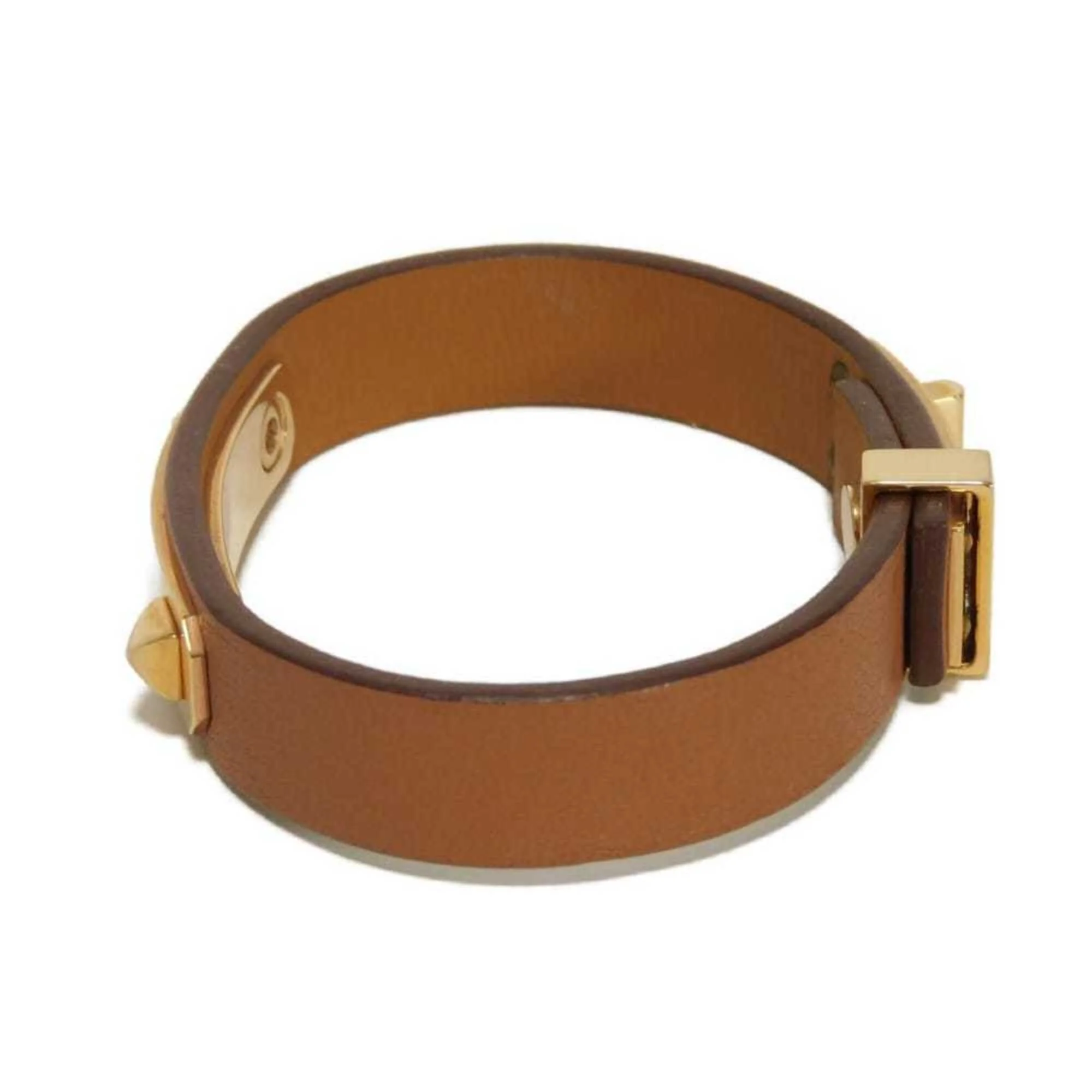 Bracelet Swift Leather and Gold - Image 3