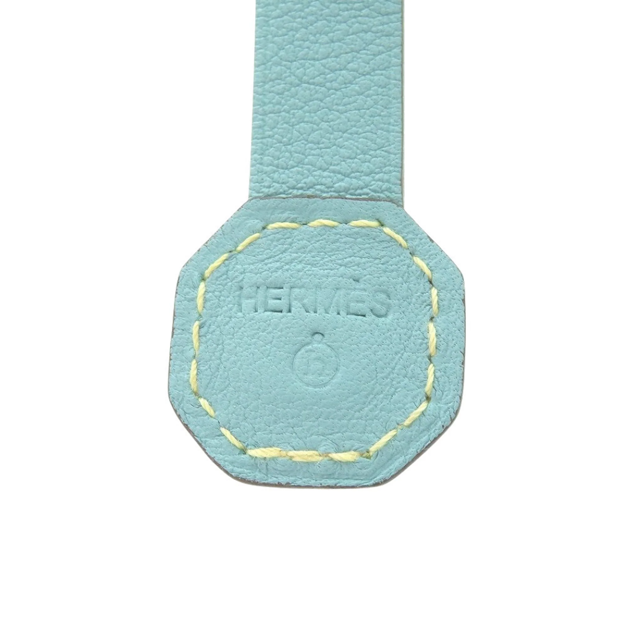 Bracelet Swift Leather Light Blue and Yellow - Image 5