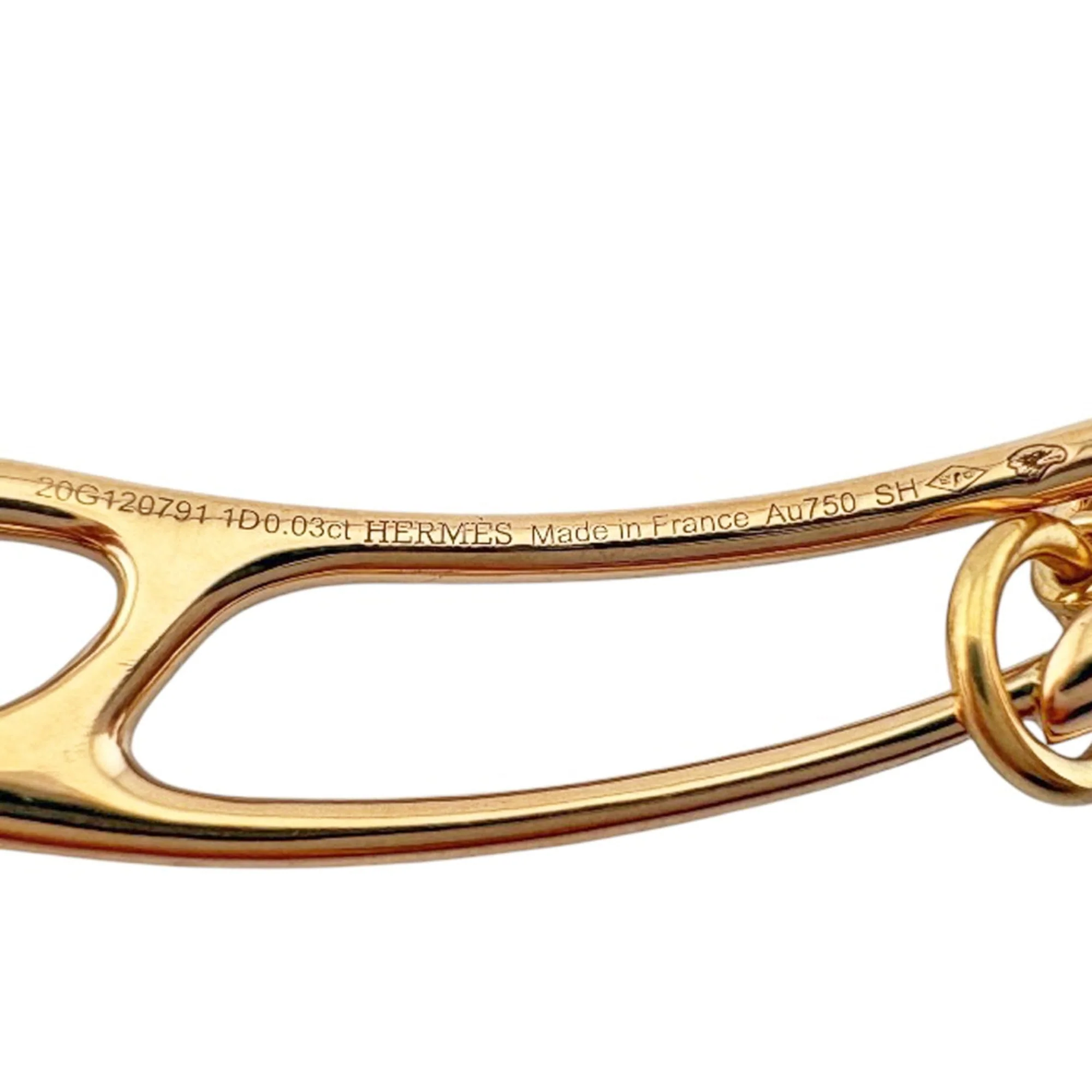 Chaine d'Ancre Bracelet 18K Rose Gold with Diamond - Image 5