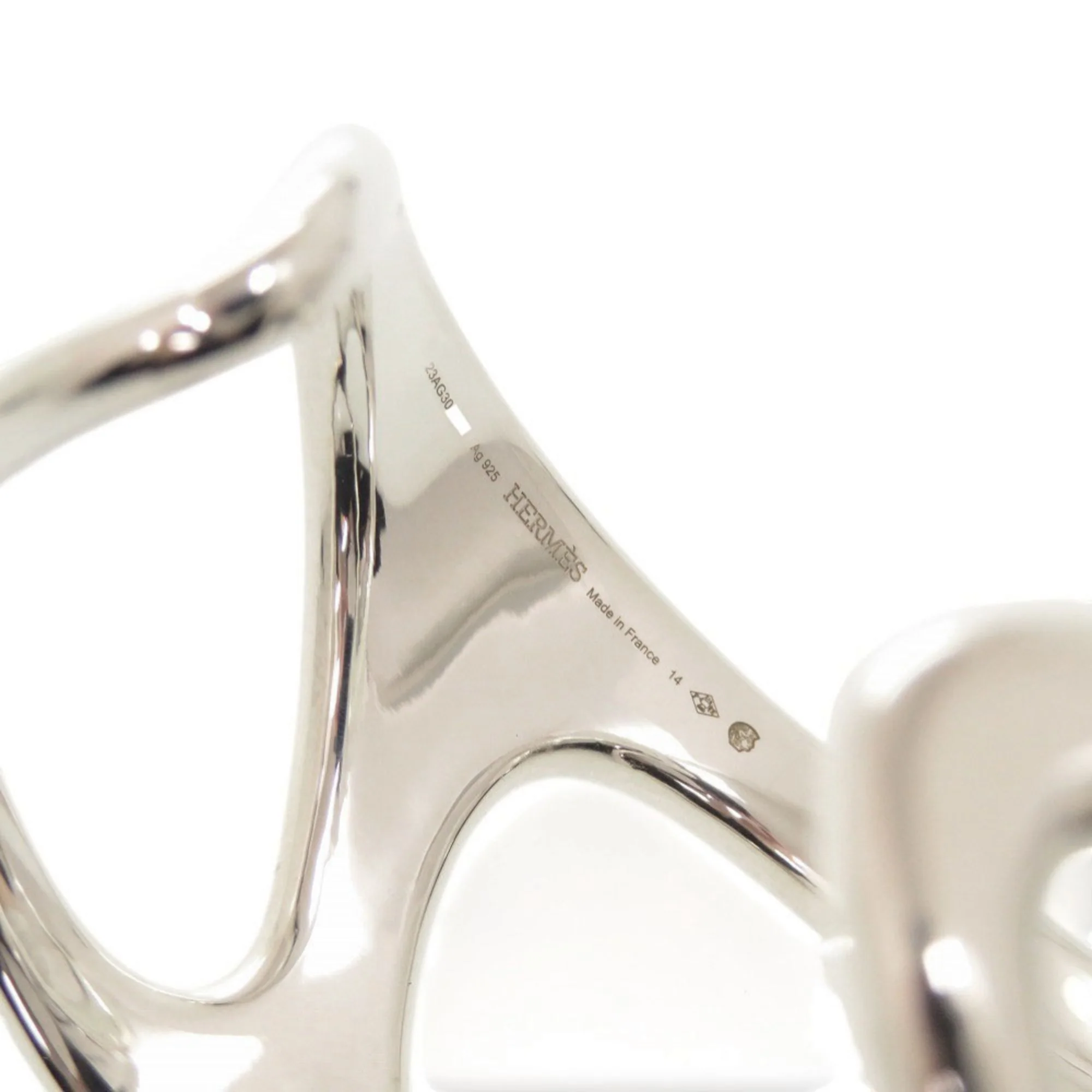 Chaine d'Ancre Punk Bangle Sterling Silver Bracelet - Image 6
