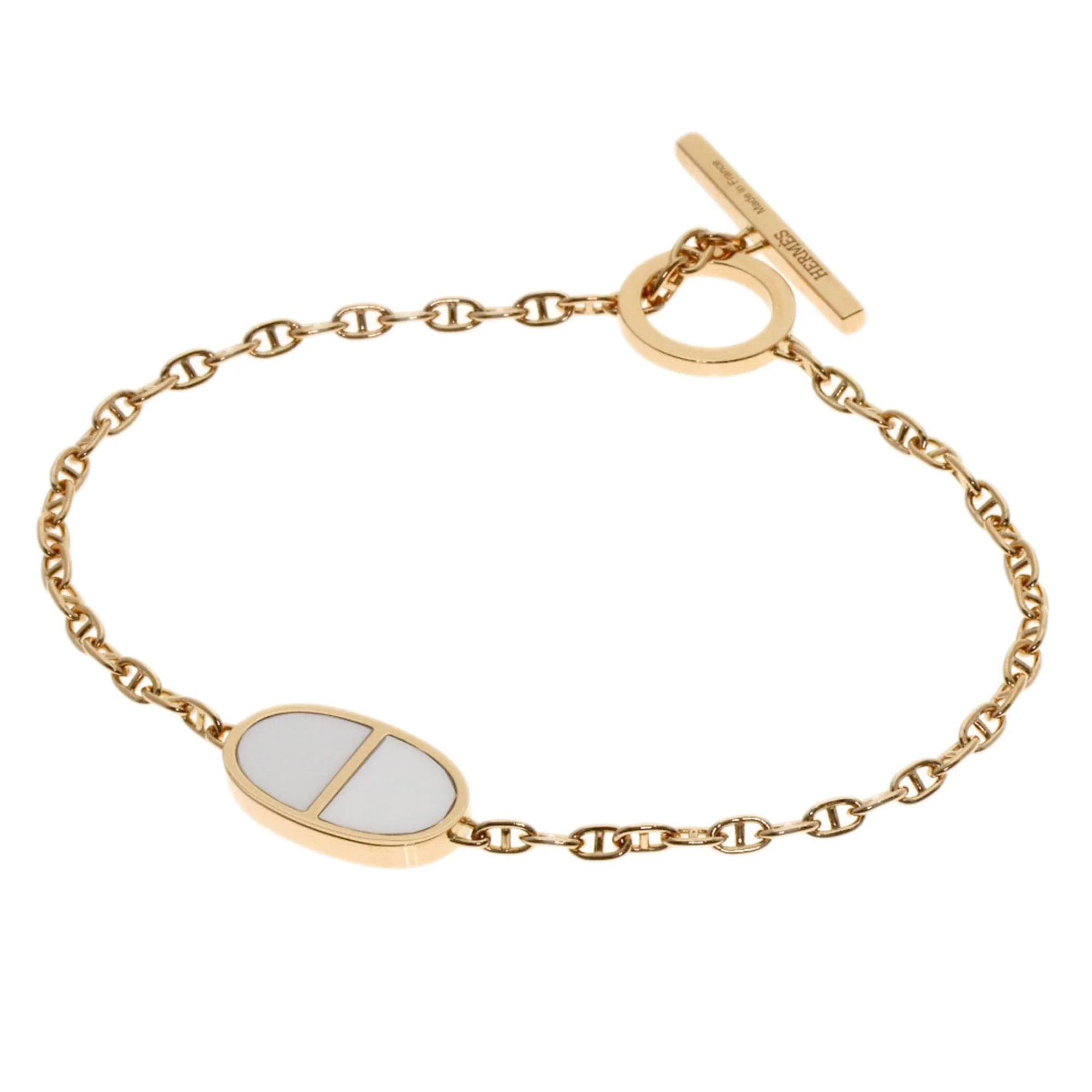 Chaine d'Ancre Verso Bracelet 18K Rose Gold