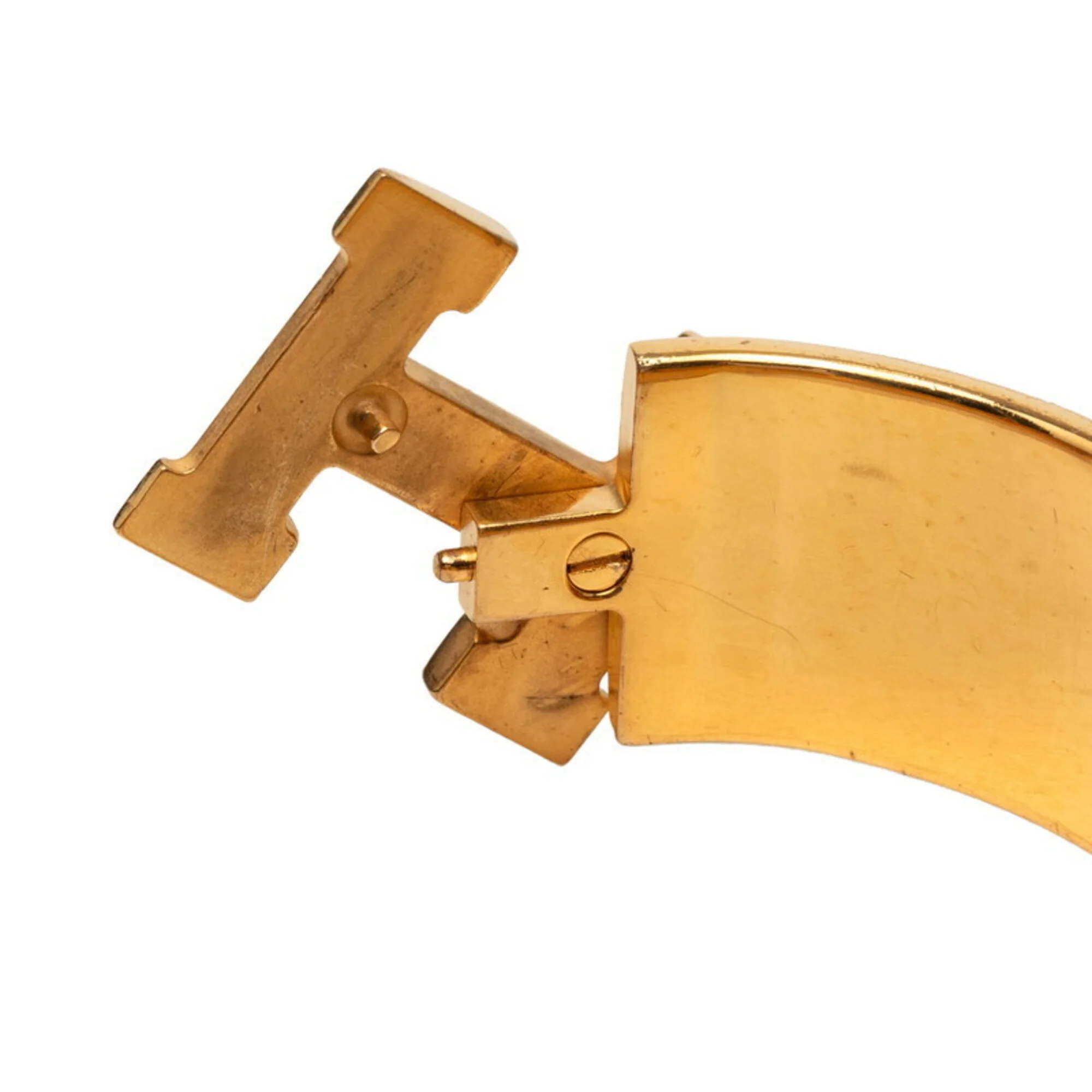Clic Bracelet Black Enamel and Gold - Image 4