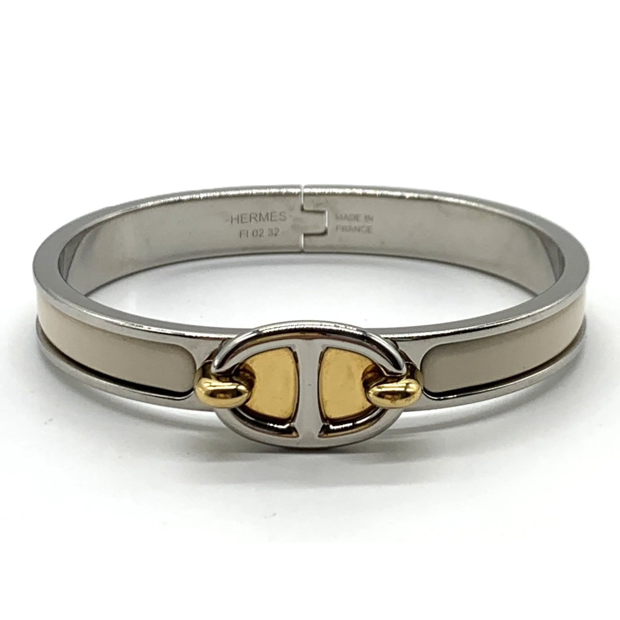 Clic Bracelet Enamel and Palladium Mini
