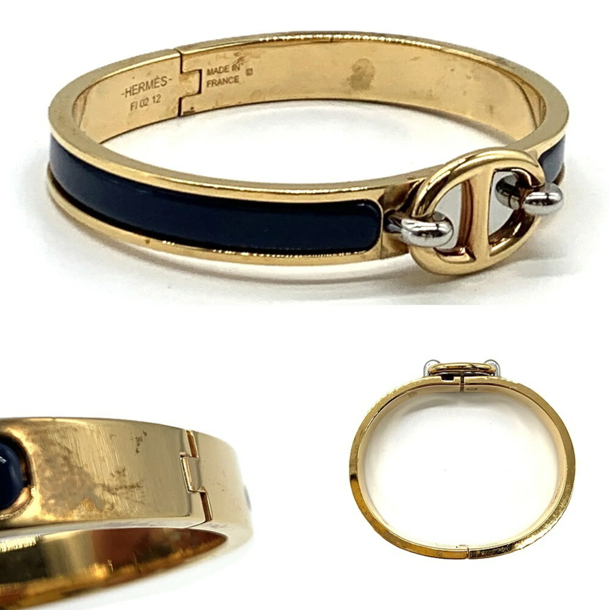 Clic Bracelet Enamel and Yellow Gold - Image 3
