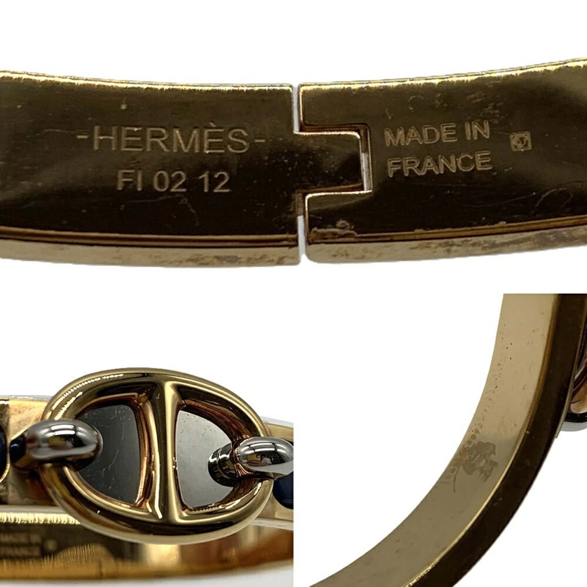 Clic Bracelet Enamel and Yellow Gold - Image 4