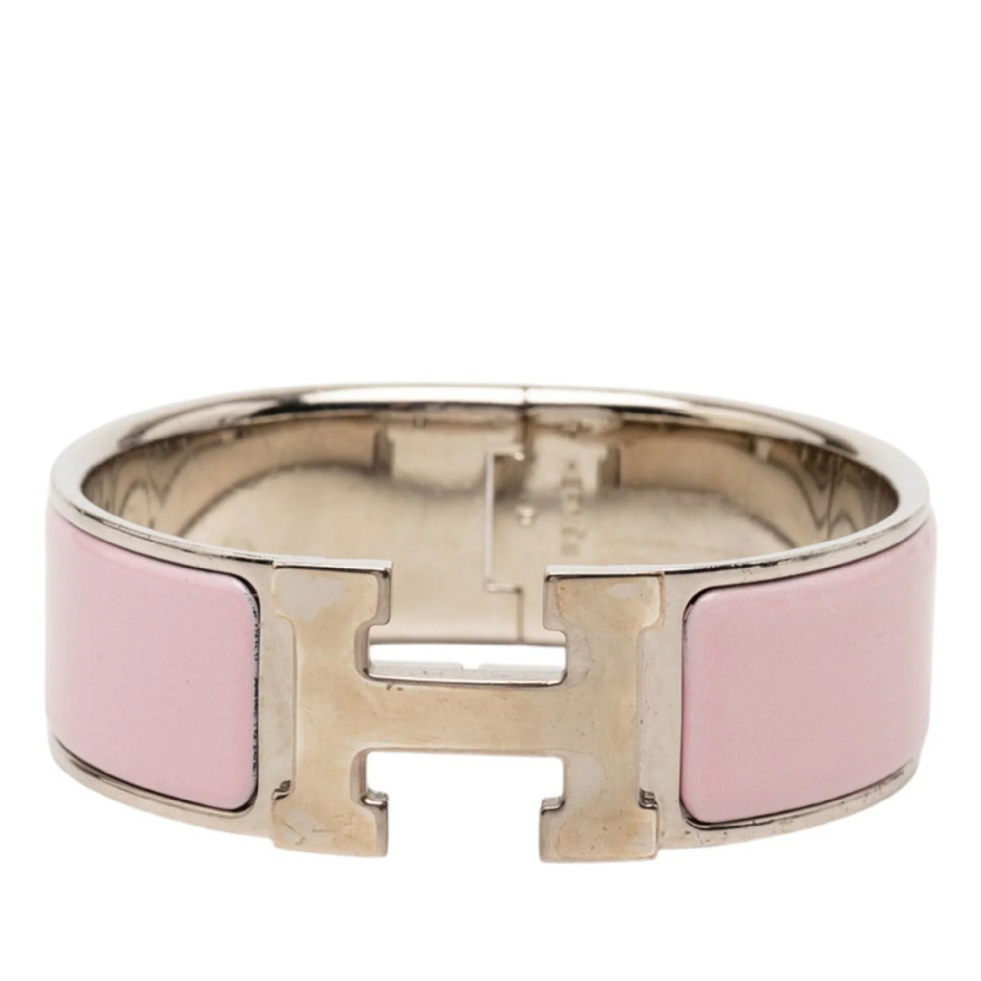 Clic Clac H Bracelet Enamel and Metal Mini