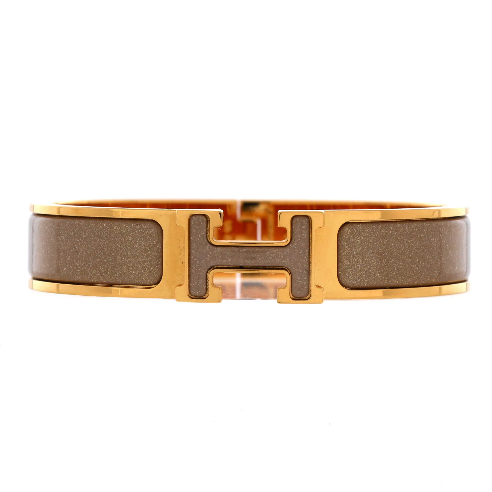 Clic Clac H Bracelet Glitter Enamel Narrow