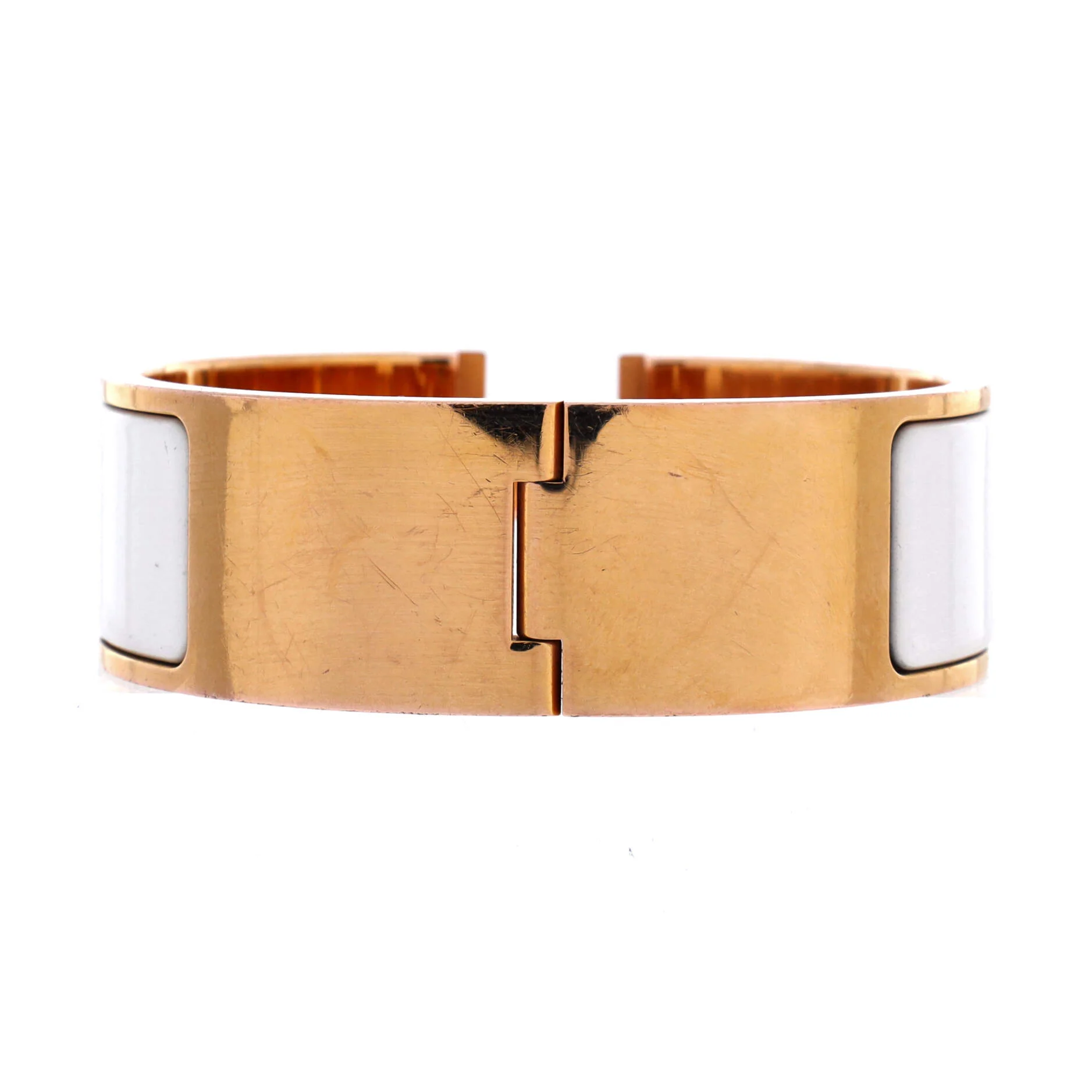 Clic Clac H Bracelet Metal and Enamel Wide - Image 2