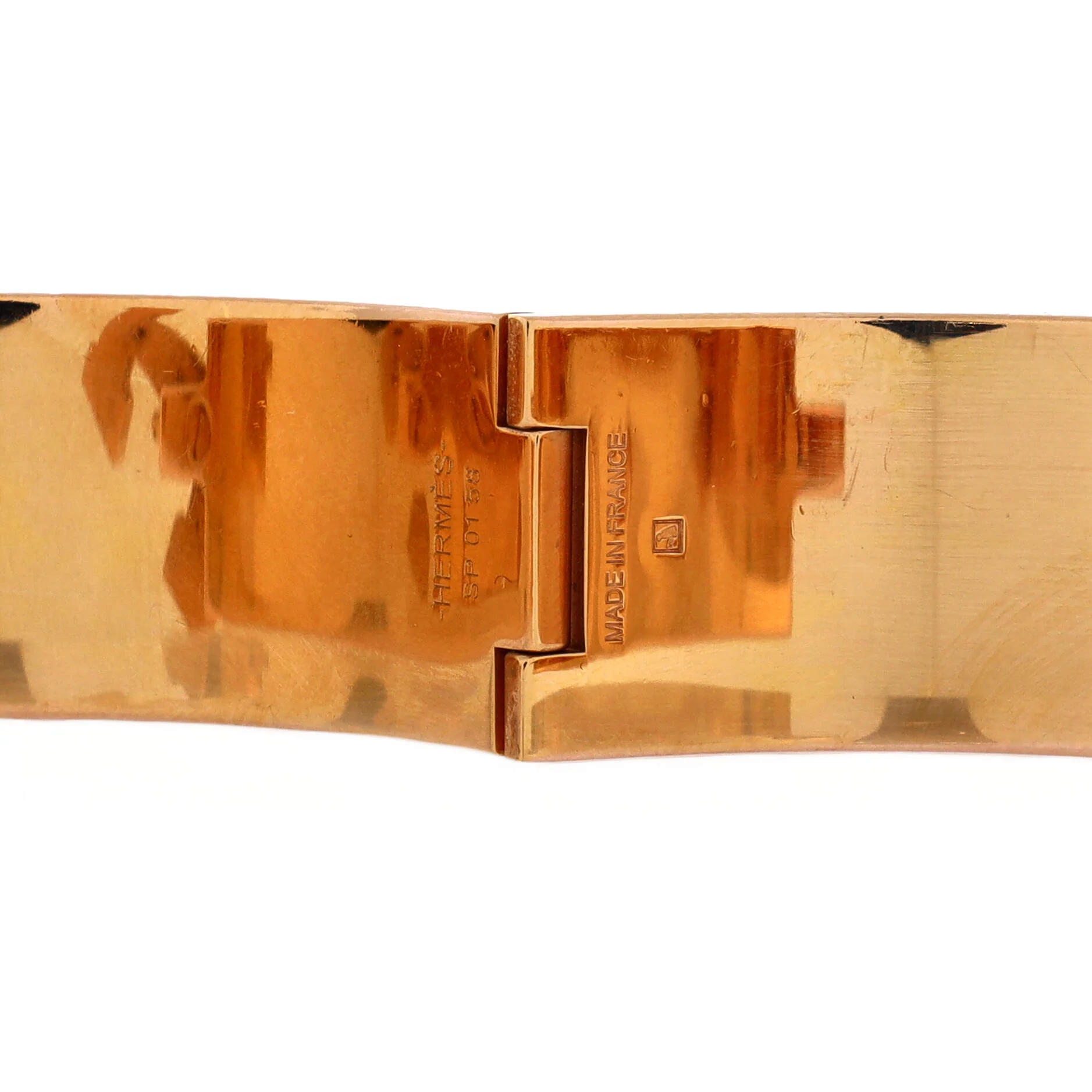 Clic Clac H Bracelet Metal and Enamel Wide - Image 3