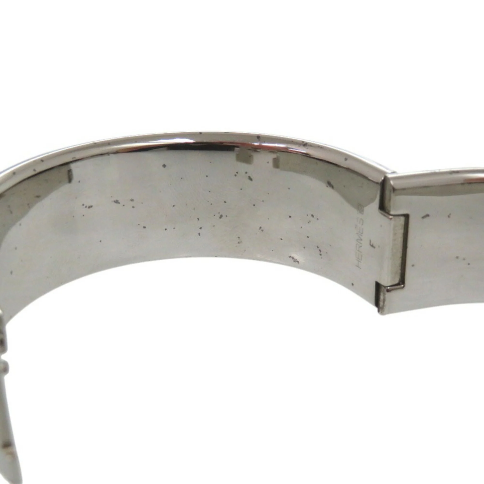 Click H Bracelet Enamel and Metal Silver and Yellow - Image 9