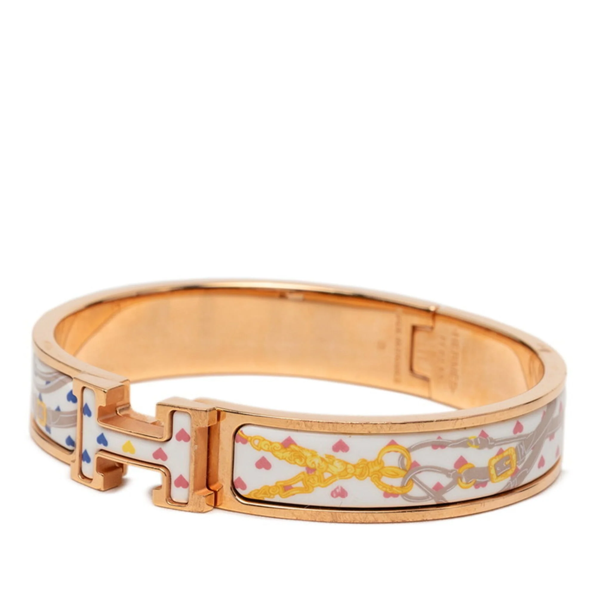 Click H Bracelet Enamel Gold Plated - Image 2