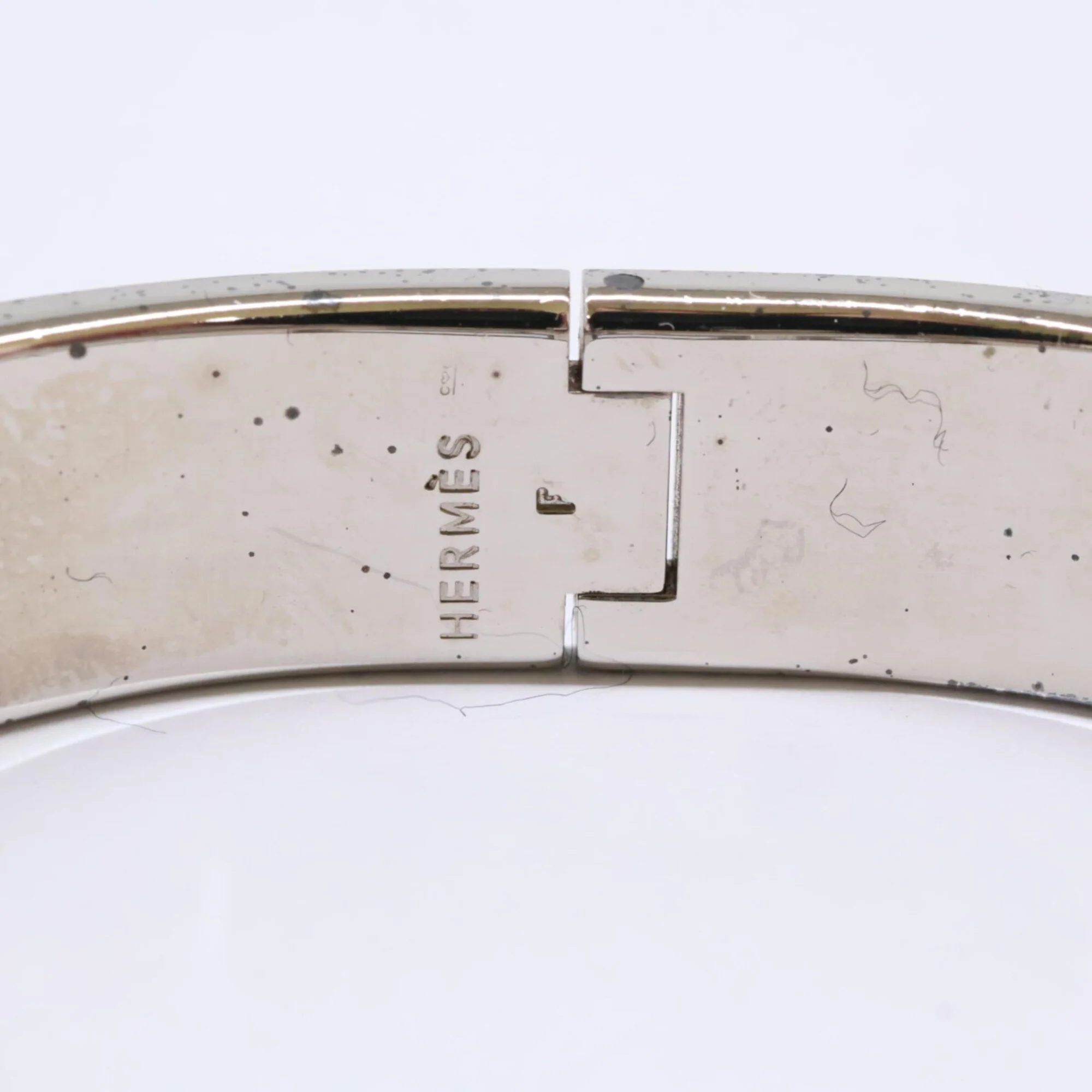 Click H Bracelet Metal Silver and Black - Image 8