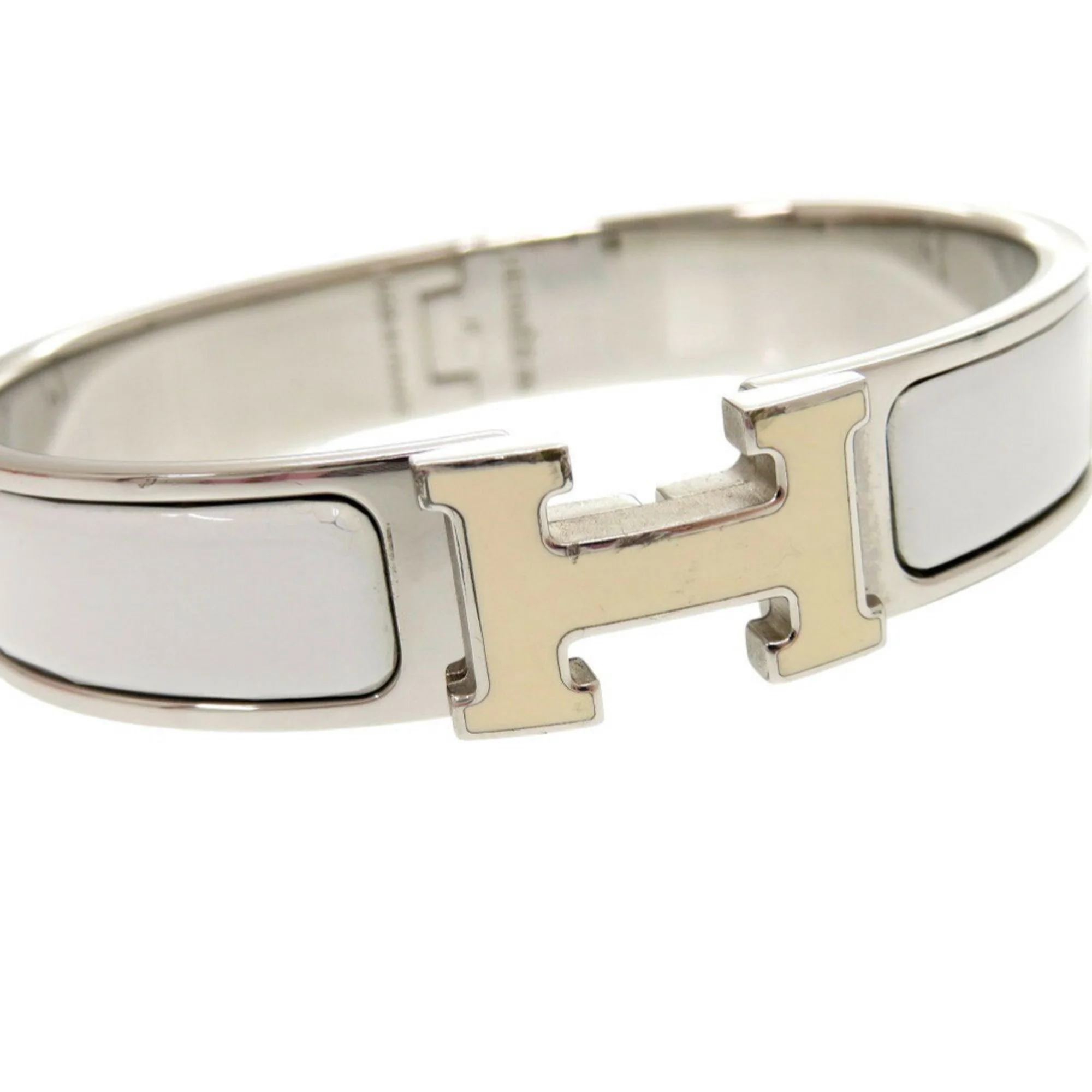 Click H Clack Bracelet Metal Gray Silver Mini - Image 8