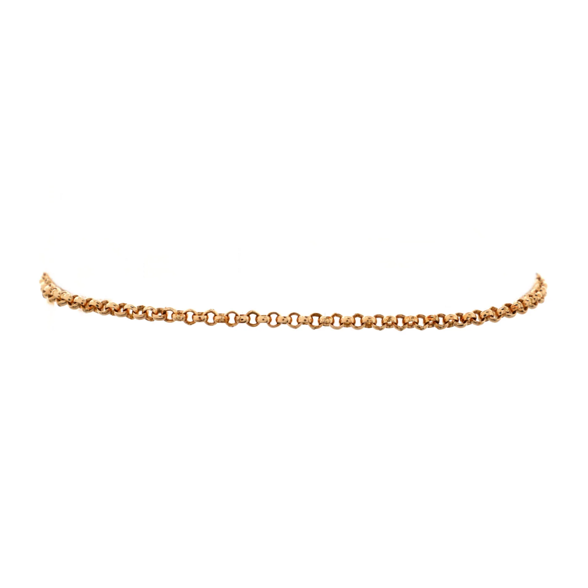 Clou de Forge Chain Bracelet 18K Rose Gold with Pave Diamonds - Image 4