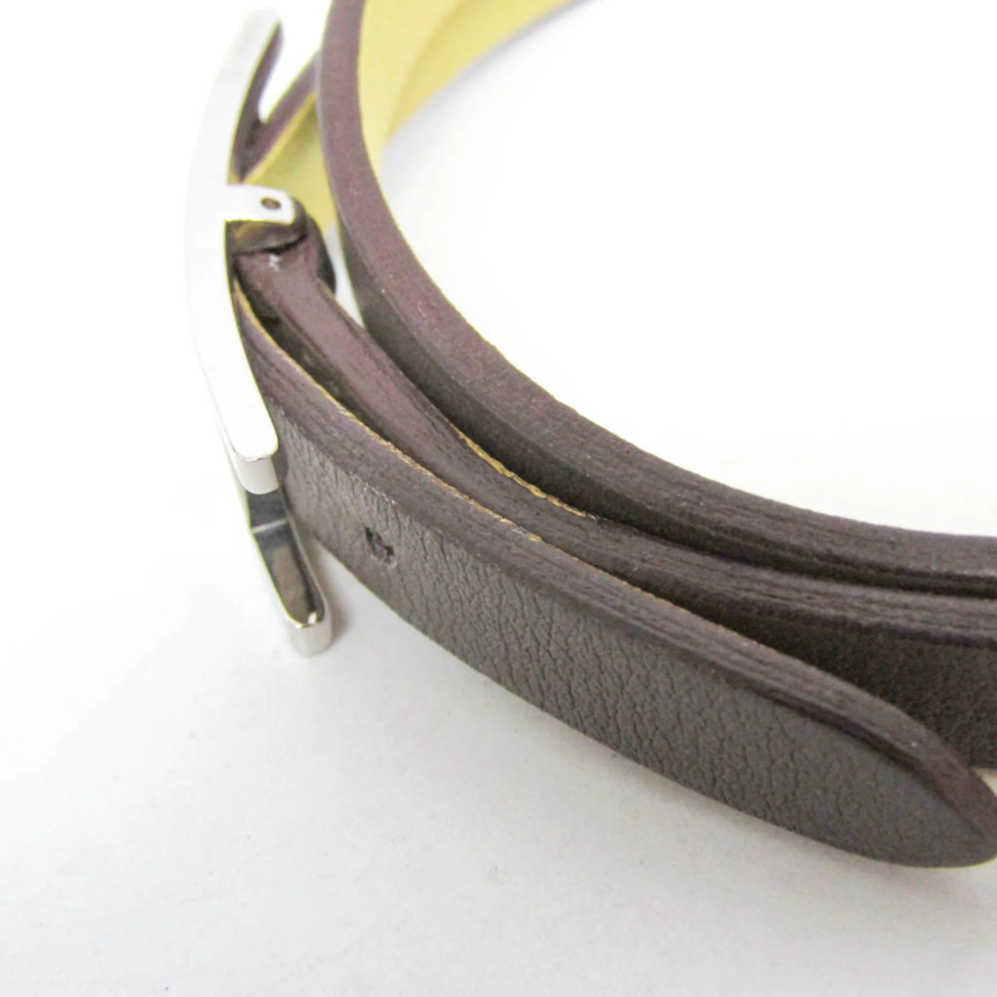 Double Tour Bracelet Leather and Metal - Image 6