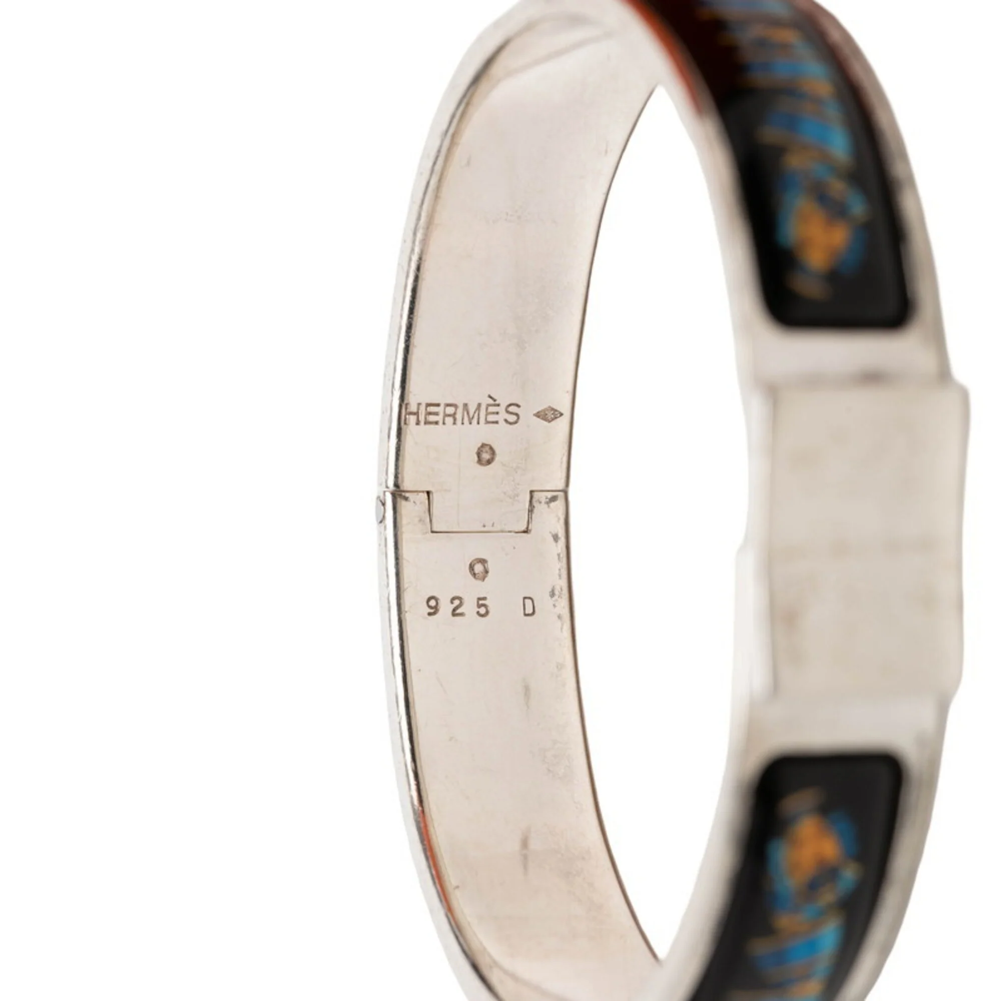 Email Loquet Cloisonné Bracelet Sterling Silver Mini - Image 4