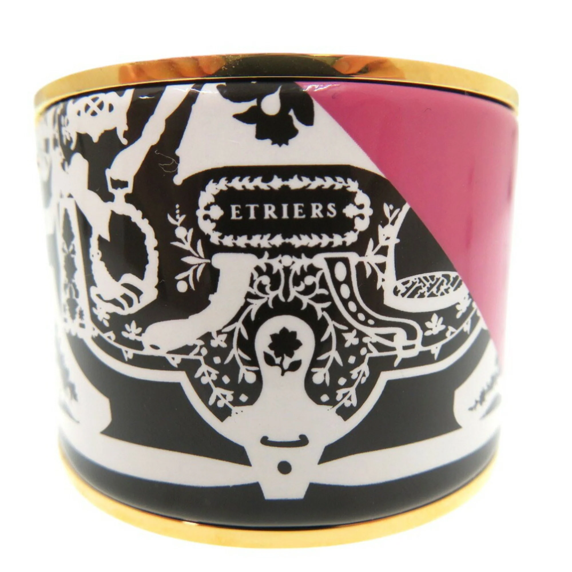 Enamel and Metal Bracelet Gold - Image 8