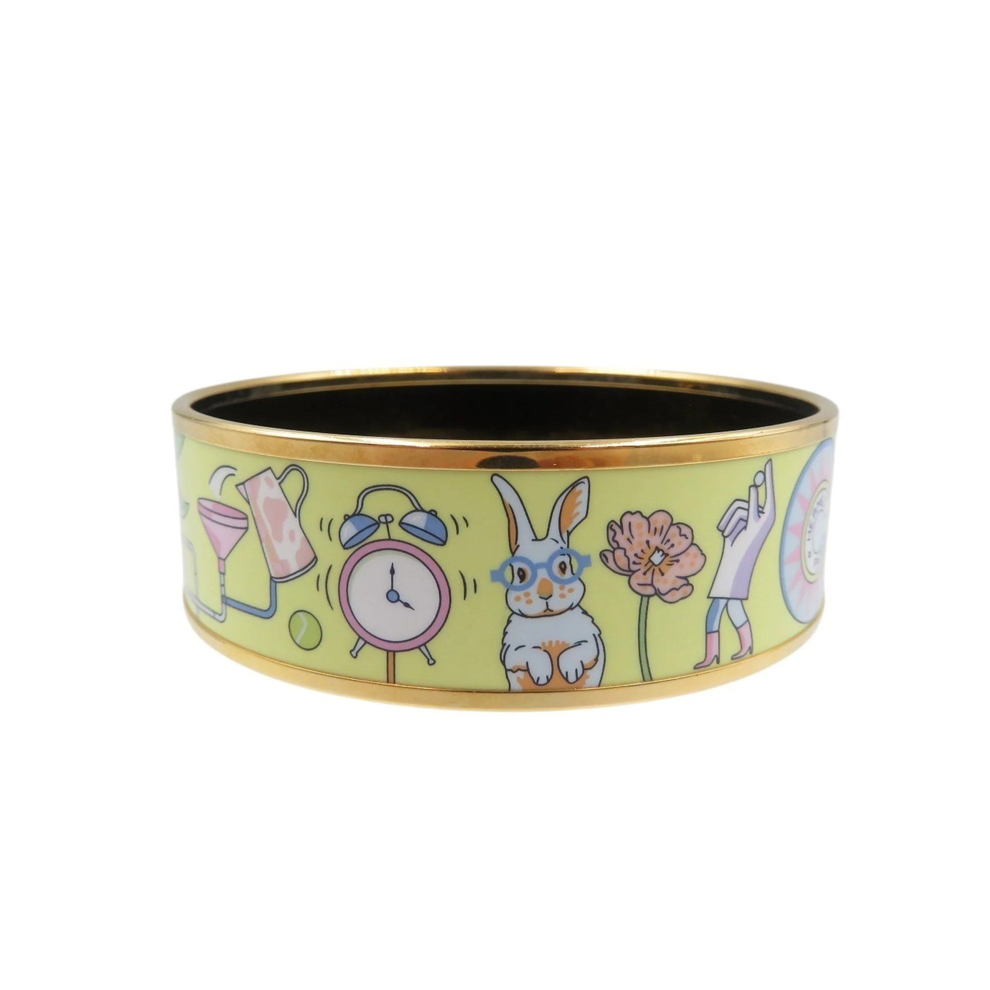 Enamel Cloisonne Bracelet Metal Yellow - Image 6