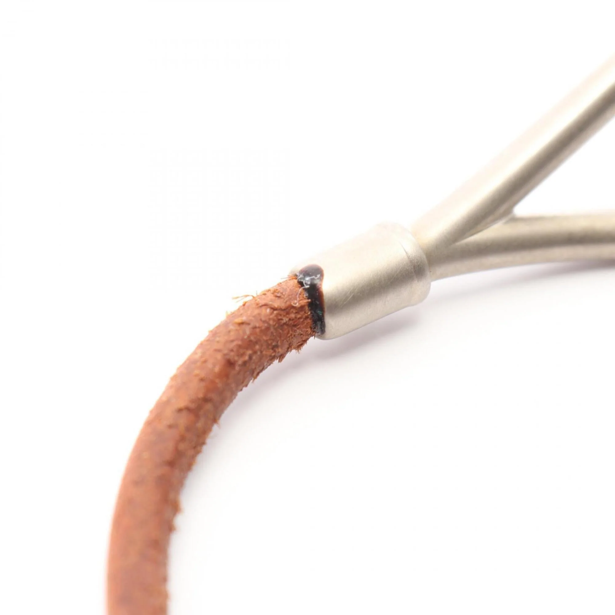 Jumbo Bracelet Leather and Stainless Steel - Image 6