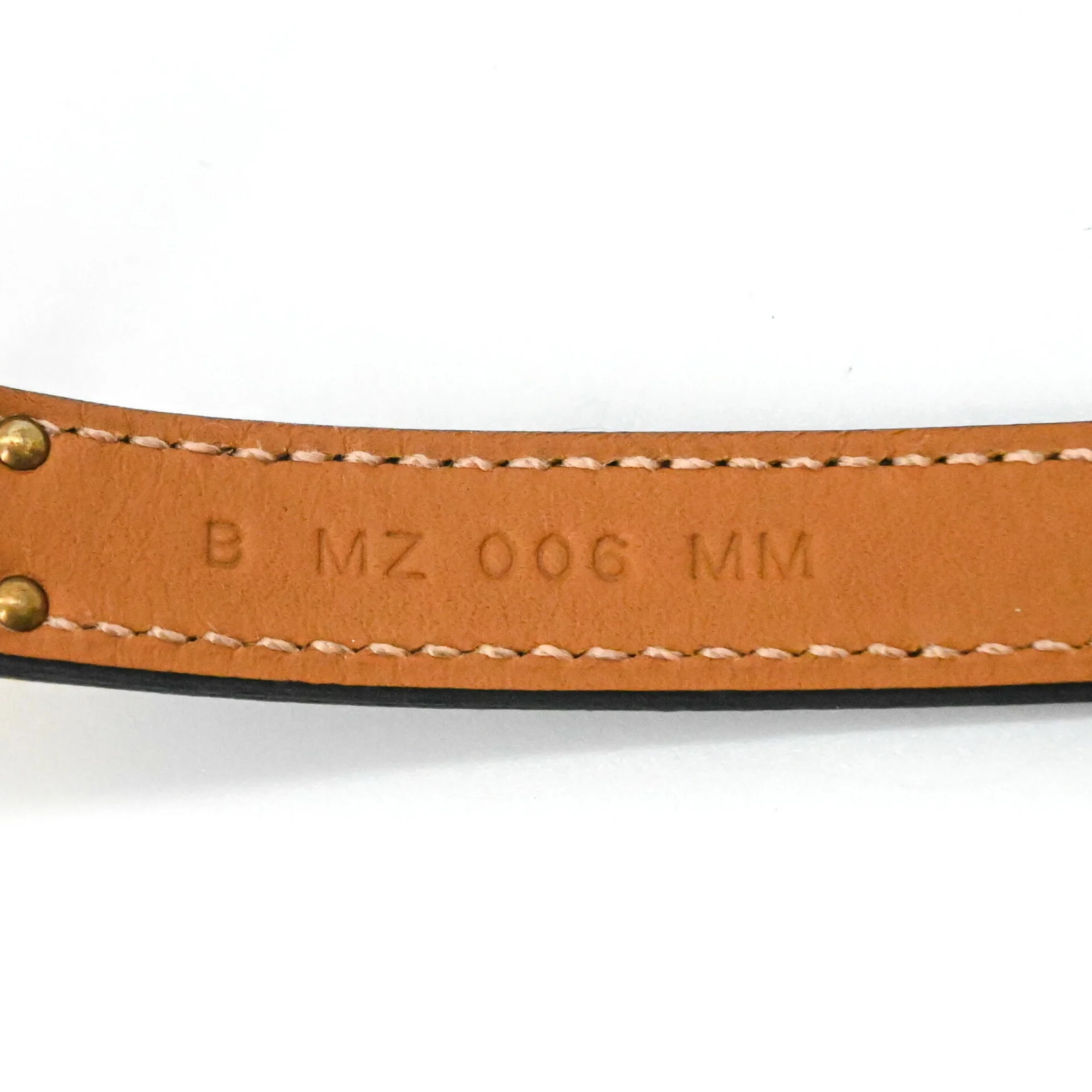 Kelly Double Tour Bracelet Swift Leather Mini Black and Brown - Image 7