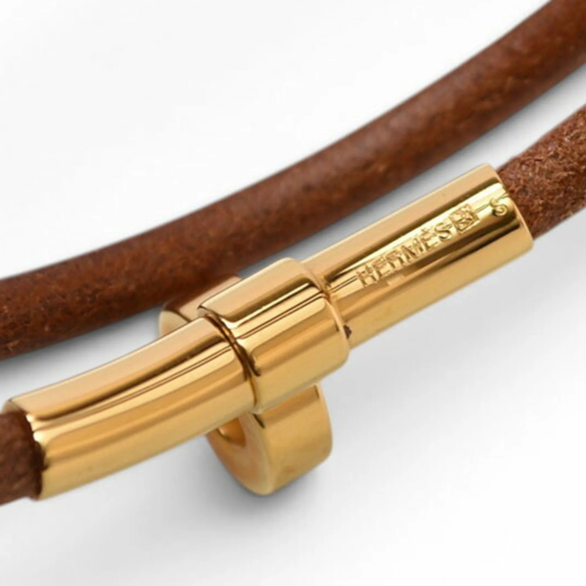 Leather Bracelet Brown - Image 5
