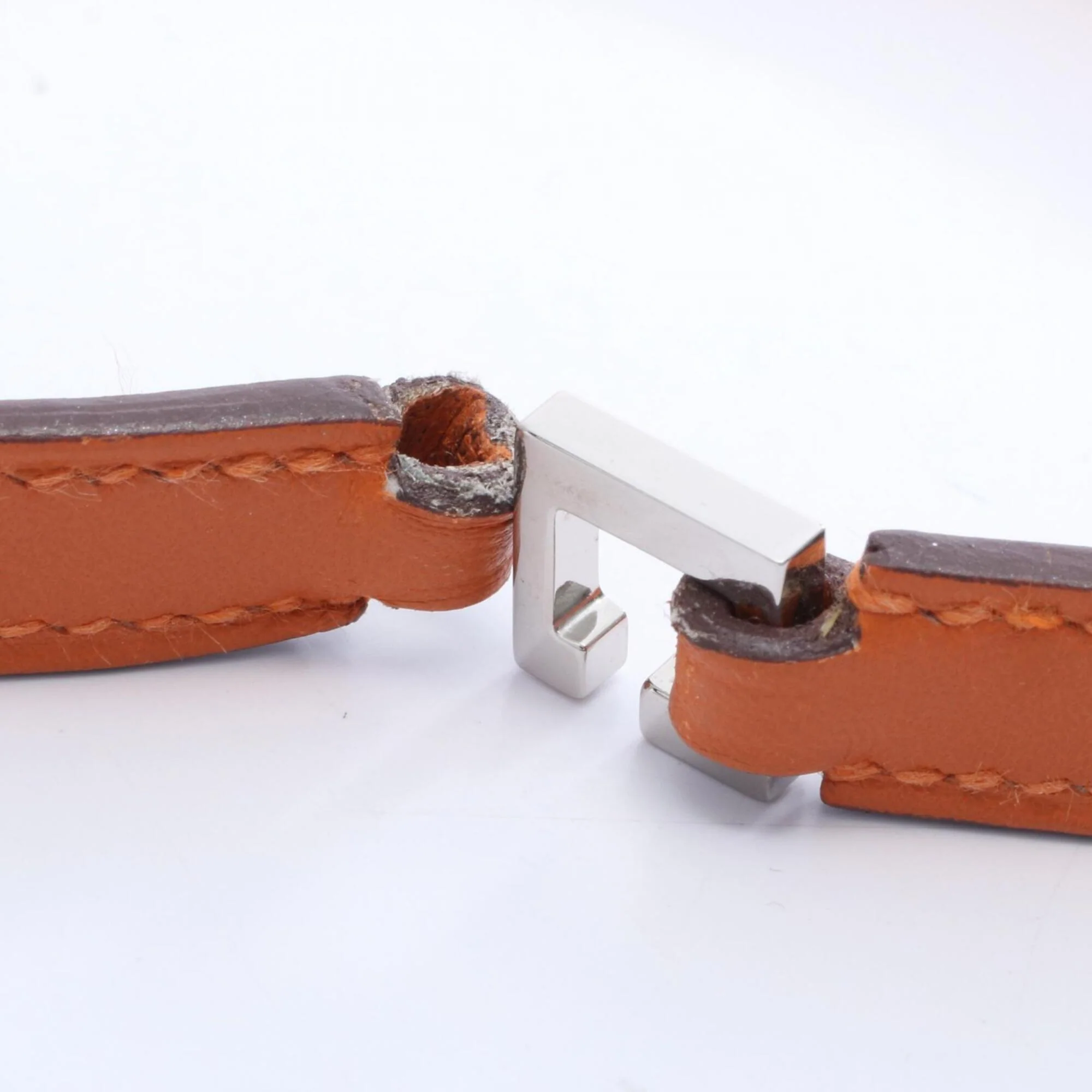 Medor Collier de Chien Bracelet Gold and Leather - Image 3